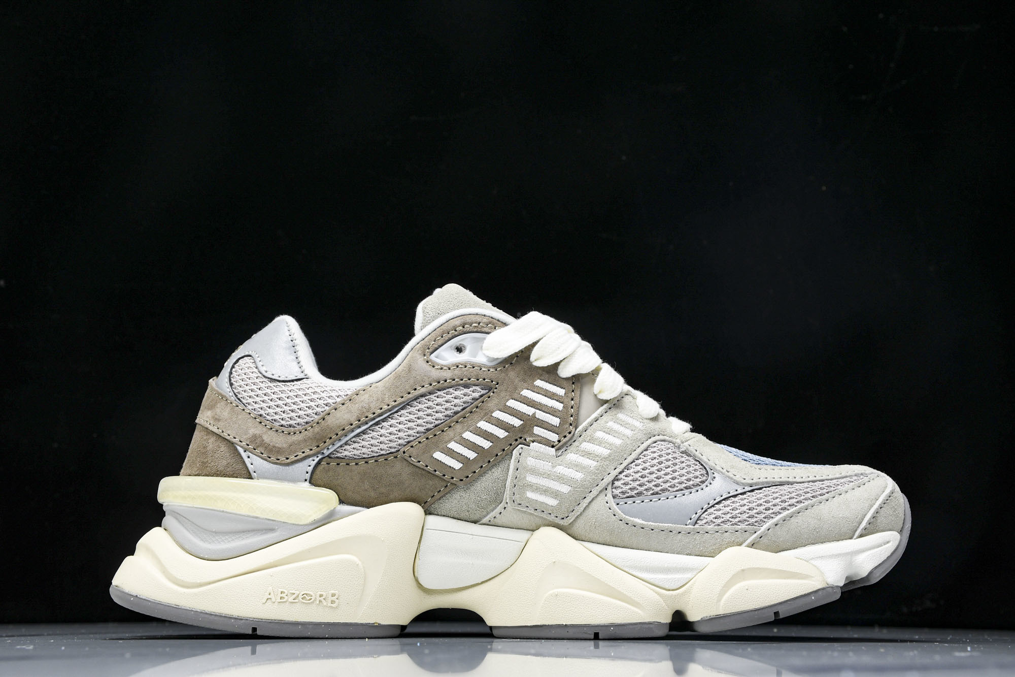 纯原 Joe Freshgoods x New Balance NB9060 复古休闲运动慢跑鞋 棕蓝色