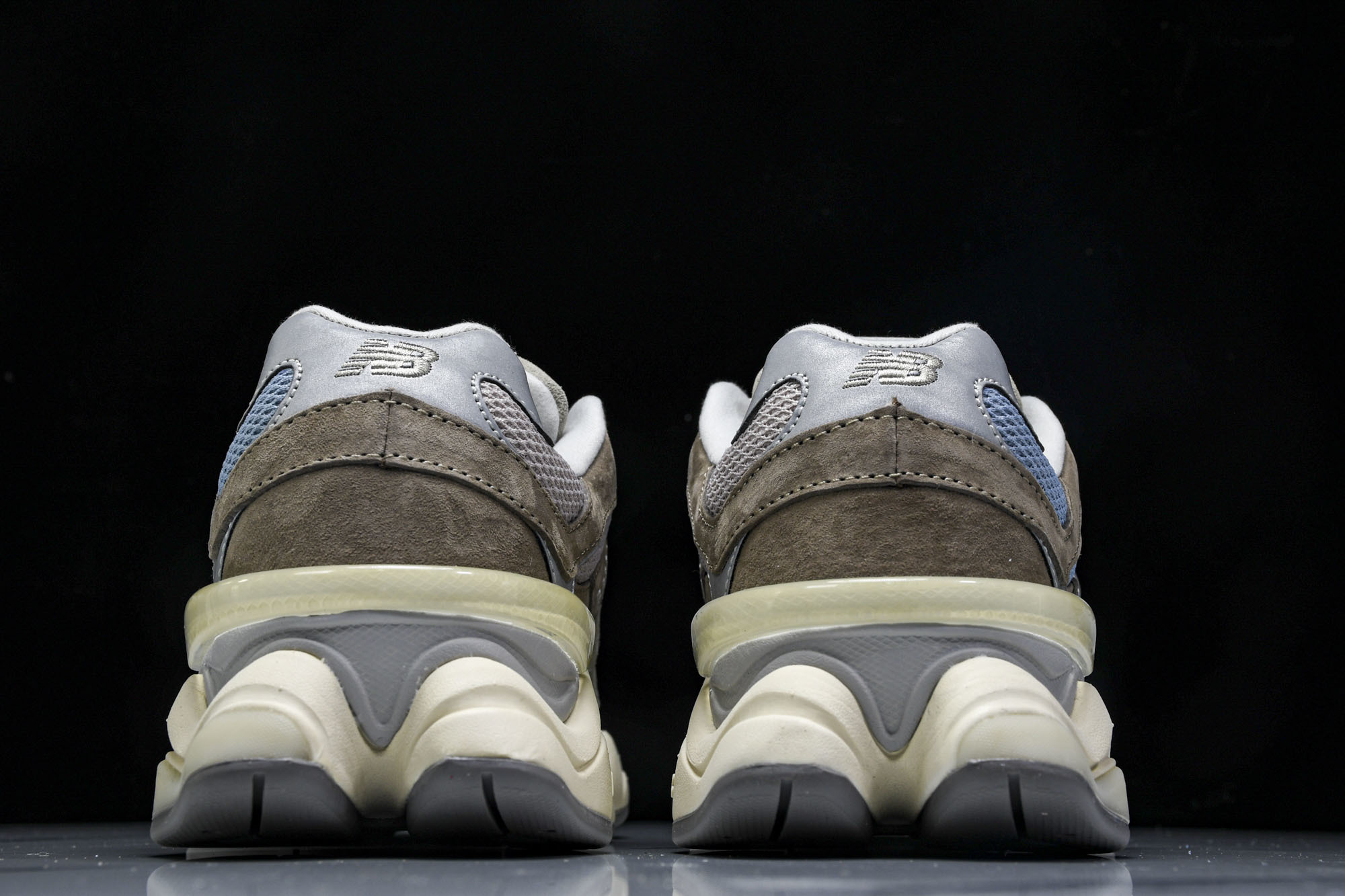 纯原 Joe Freshgoods x New Balance NB9060 复古休闲运动慢跑鞋 棕蓝色