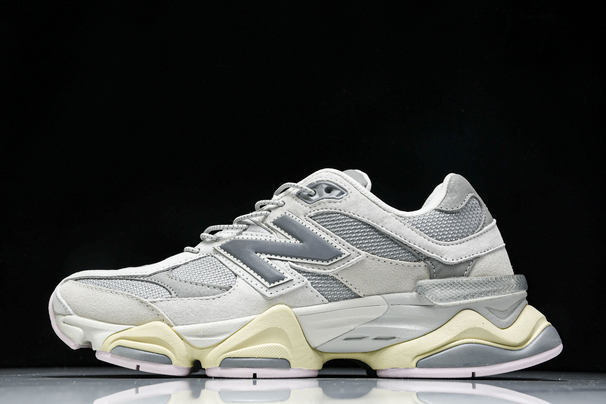 纯原 Joe Freshgoods x New Balance NB9060 复古休闲运动慢跑鞋 浅灰紫
