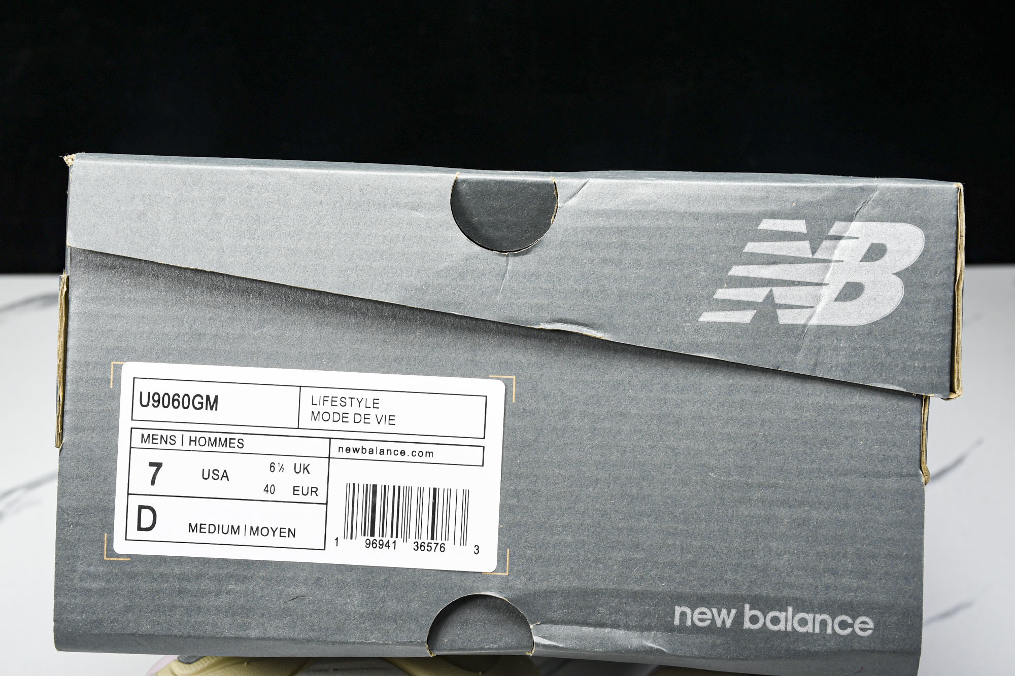 纯原 Joe Freshgoods x New Balance NB9060 复古休闲运动慢跑鞋 浅灰紫