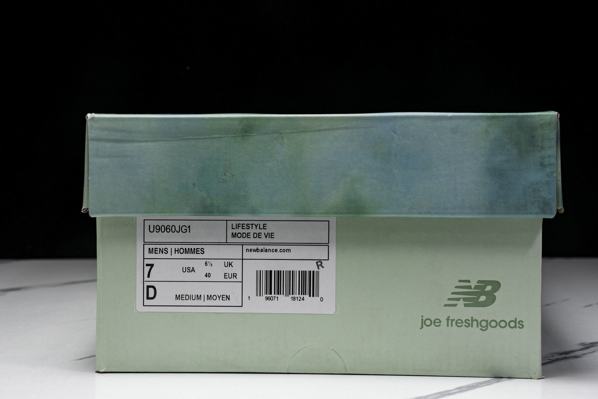 纯原 Joe Freshgoods x New Balance NB9060 复古休闲运动慢跑鞋 灰粉色