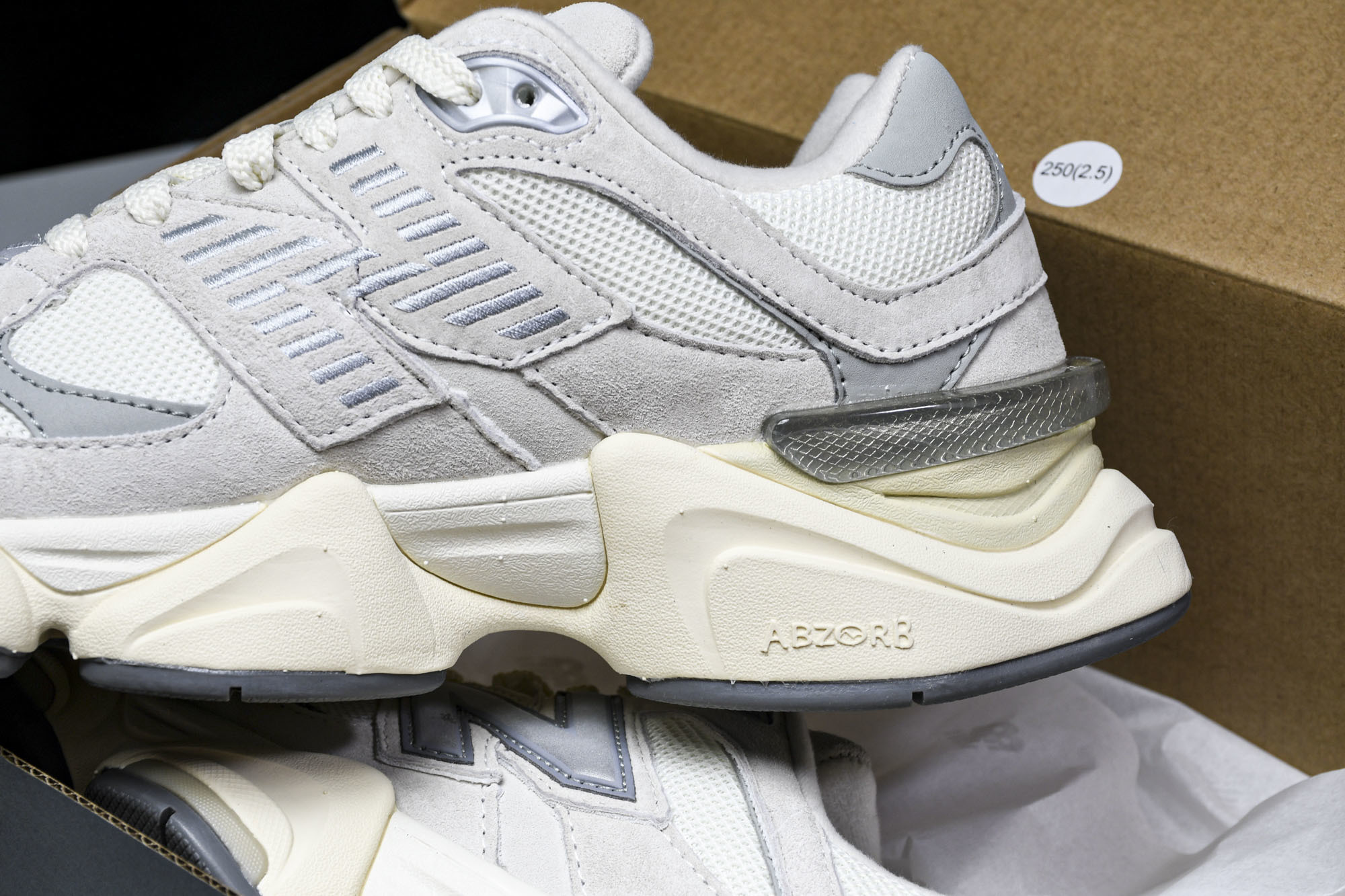 纯原 Joe Freshgoods x New Balance NB9060 复古休闲运动慢跑鞋 灰糇家