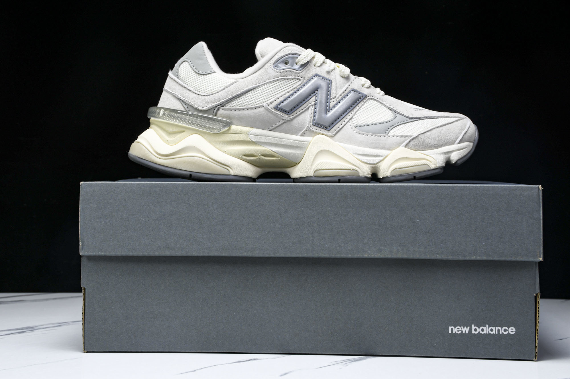 纯原 Joe Freshgoods x New Balance NB9060 复古休闲运动慢跑鞋 灰糇家