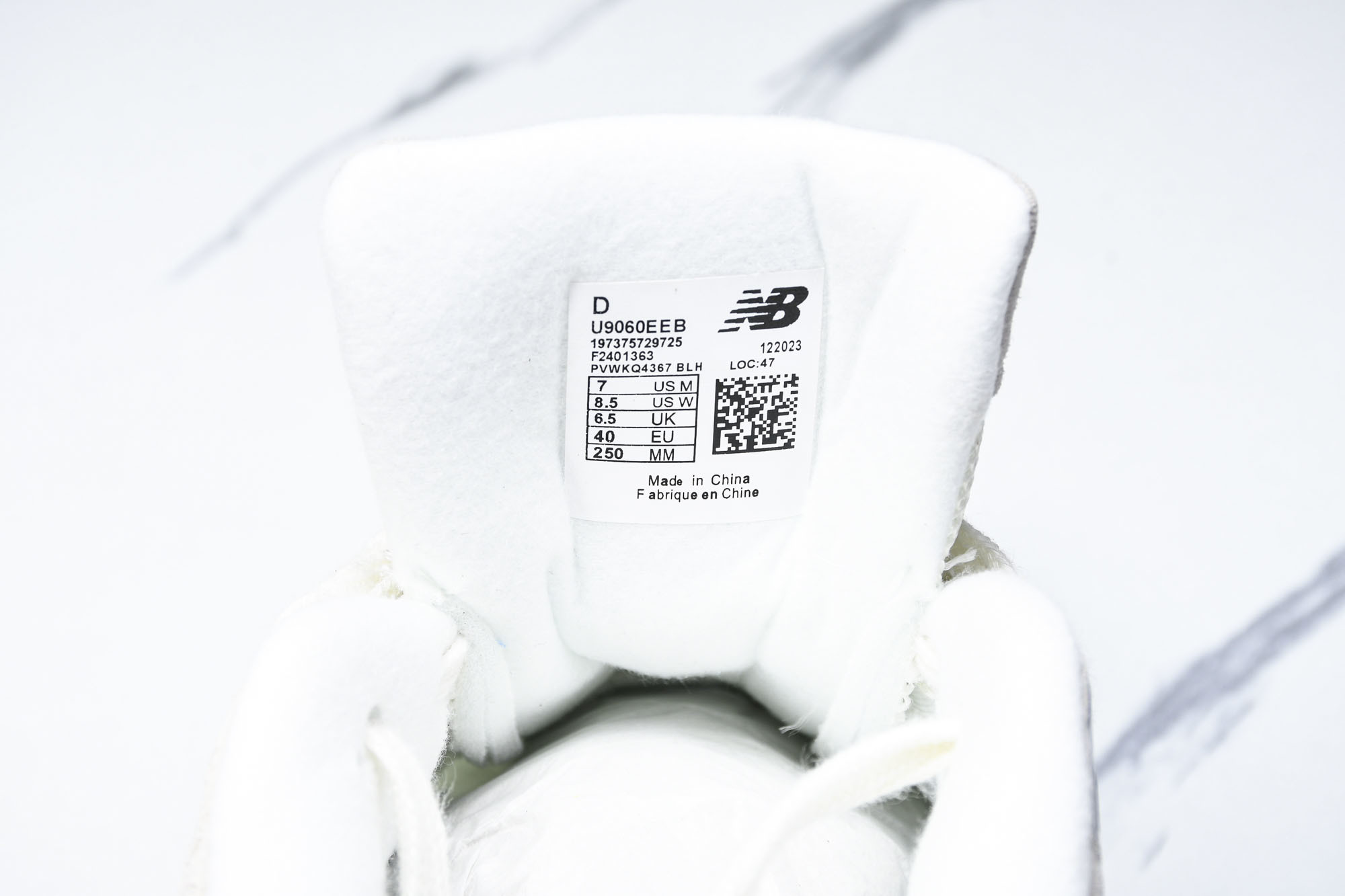 纯原 Joe Freshgoods x New Balance NB9060 复古休闲运动慢跑鞋 灰蓝色