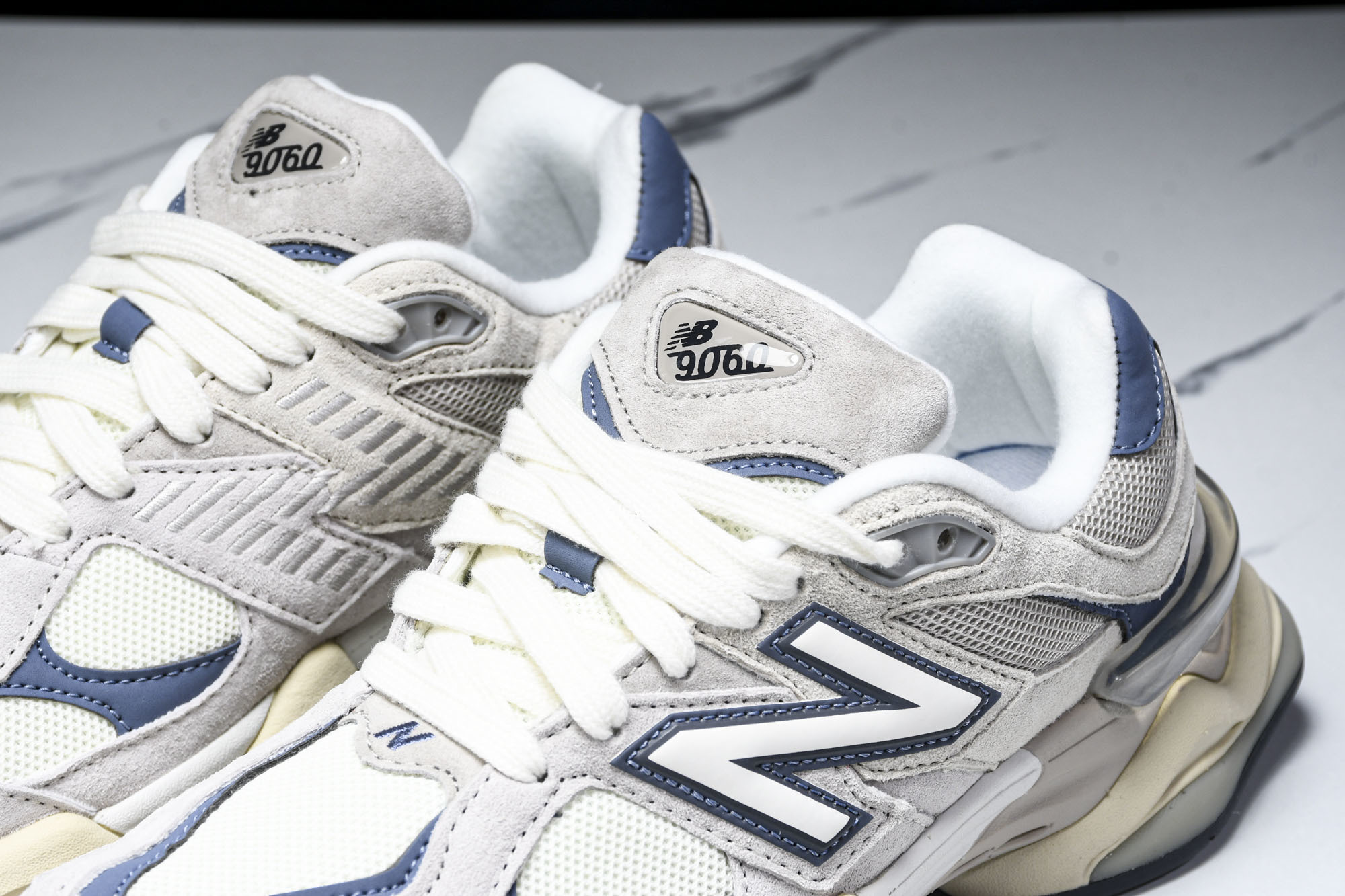 纯原 Joe Freshgoods x New Balance NB9060 复古休闲运动慢跑鞋 灰蓝色