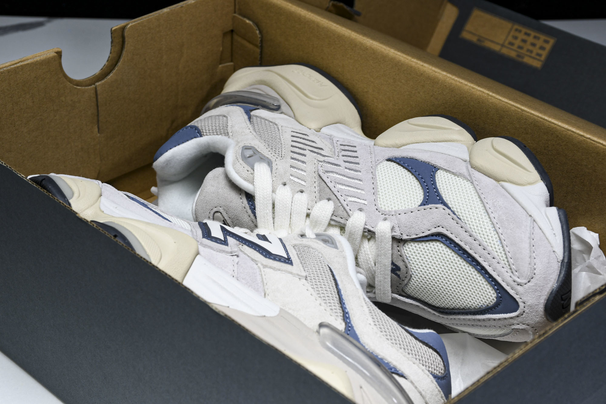 纯原 Joe Freshgoods x New Balance NB9060 复古休闲运动慢跑鞋 灰蓝色