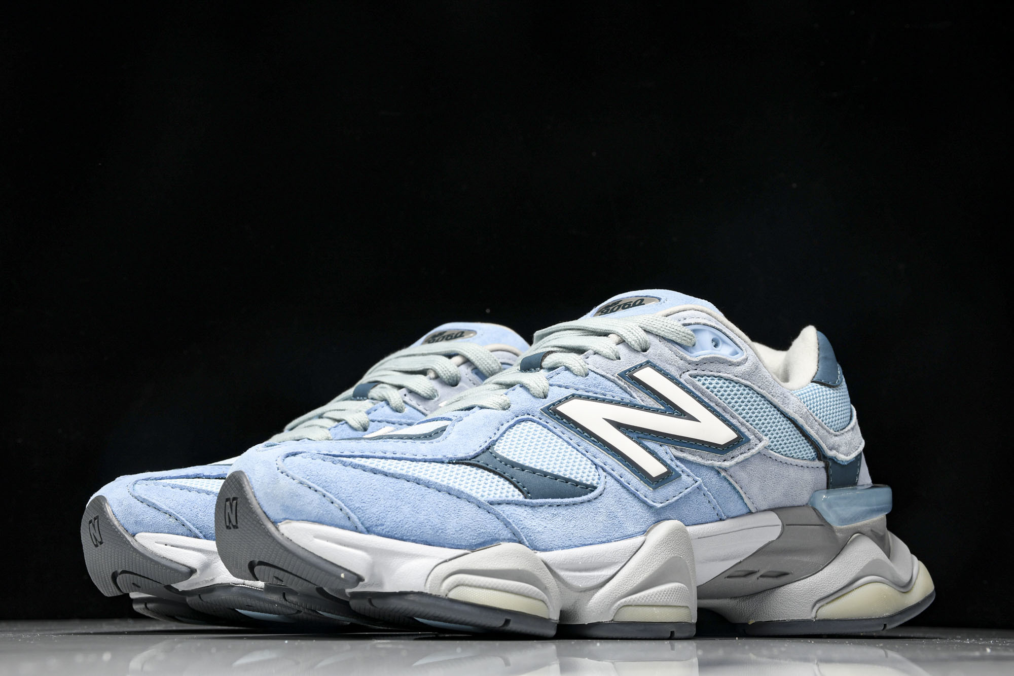 纯原 Joe Freshgoods x New Balance NB9060 复古休闲运动慢跑鞋 玉蓝色