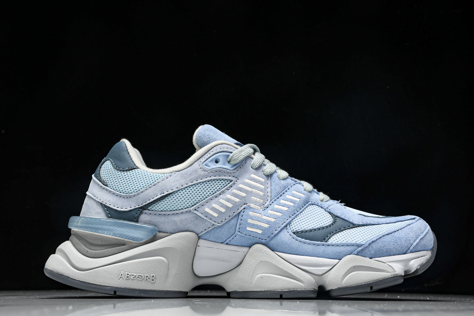 纯原 Joe Freshgoods x New Balance NB9060 复古休闲运动慢跑鞋 玉蓝色