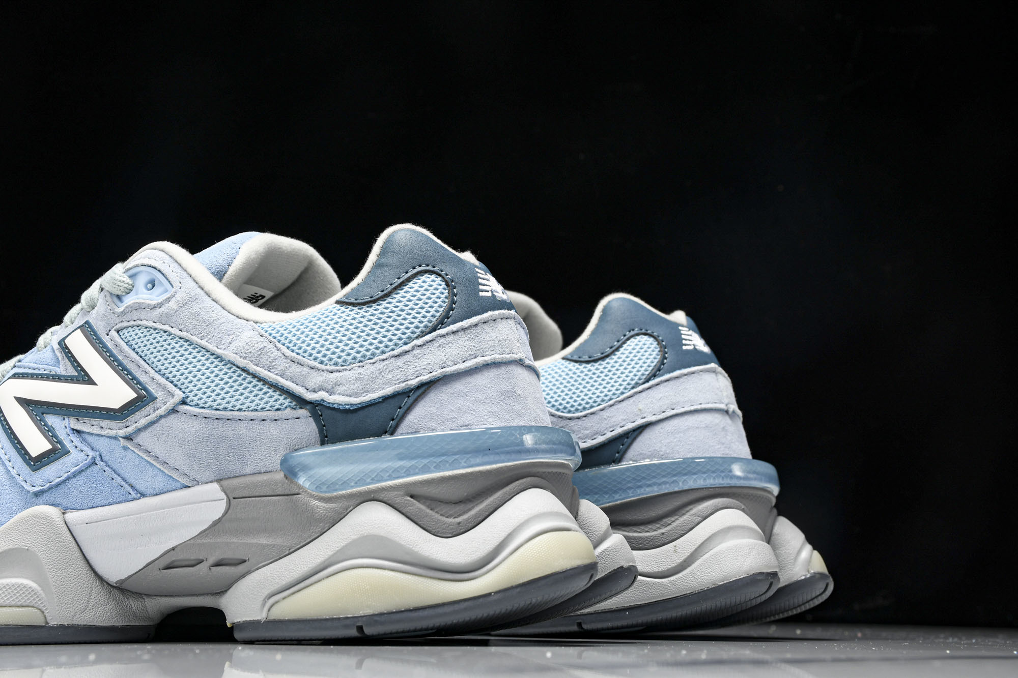 纯原 Joe Freshgoods x New Balance NB9060 复古休闲运动慢跑鞋 玉蓝色