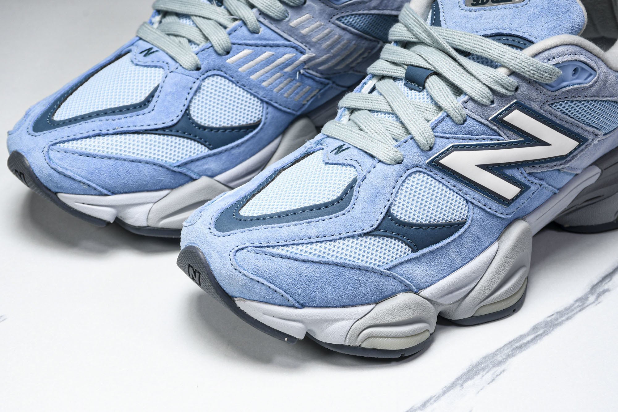 纯原 Joe Freshgoods x New Balance NB9060 复古休闲运动慢跑鞋 玉蓝色