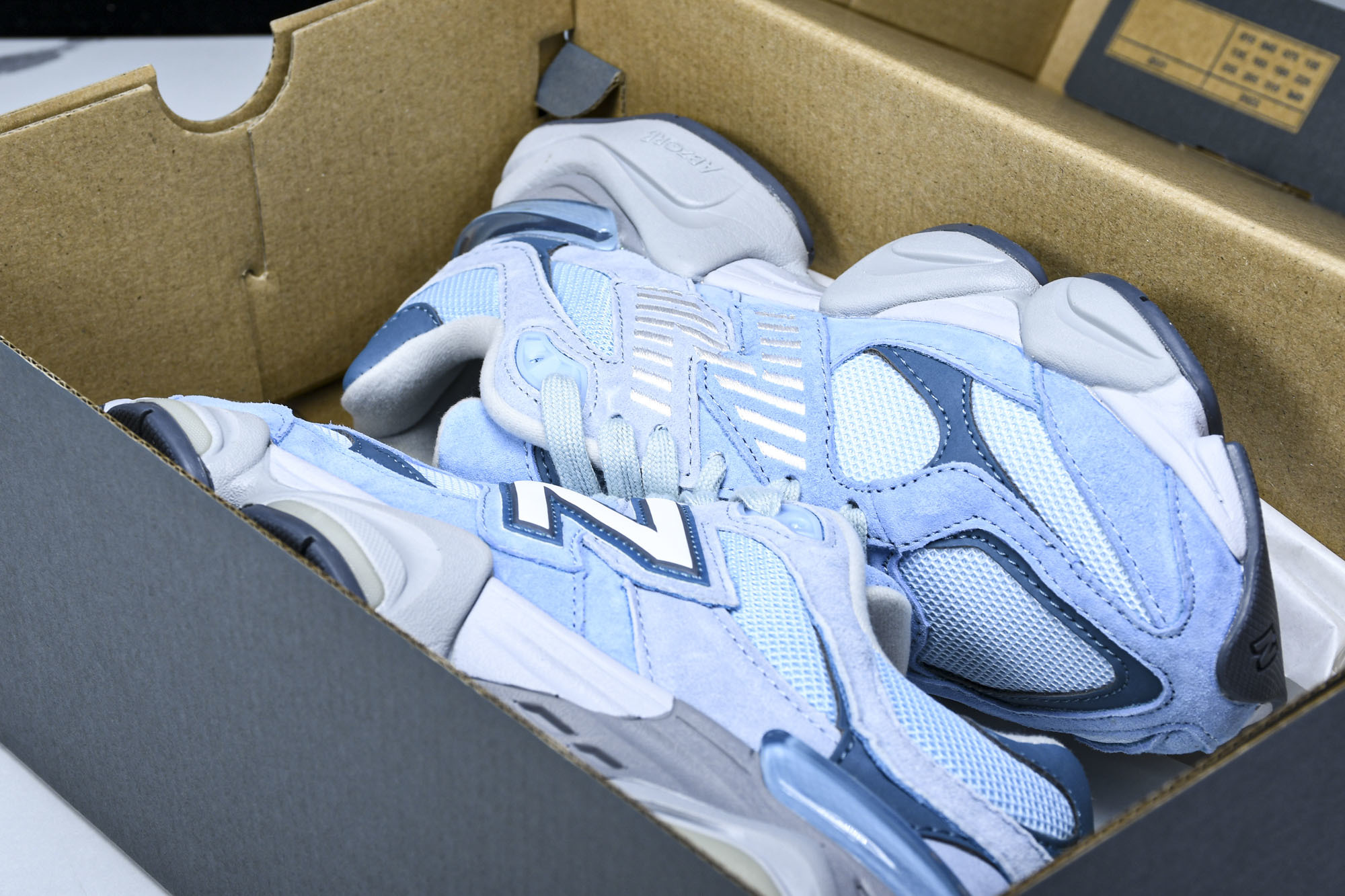纯原 Joe Freshgoods x New Balance NB9060 复古休闲运动慢跑鞋 玉蓝色