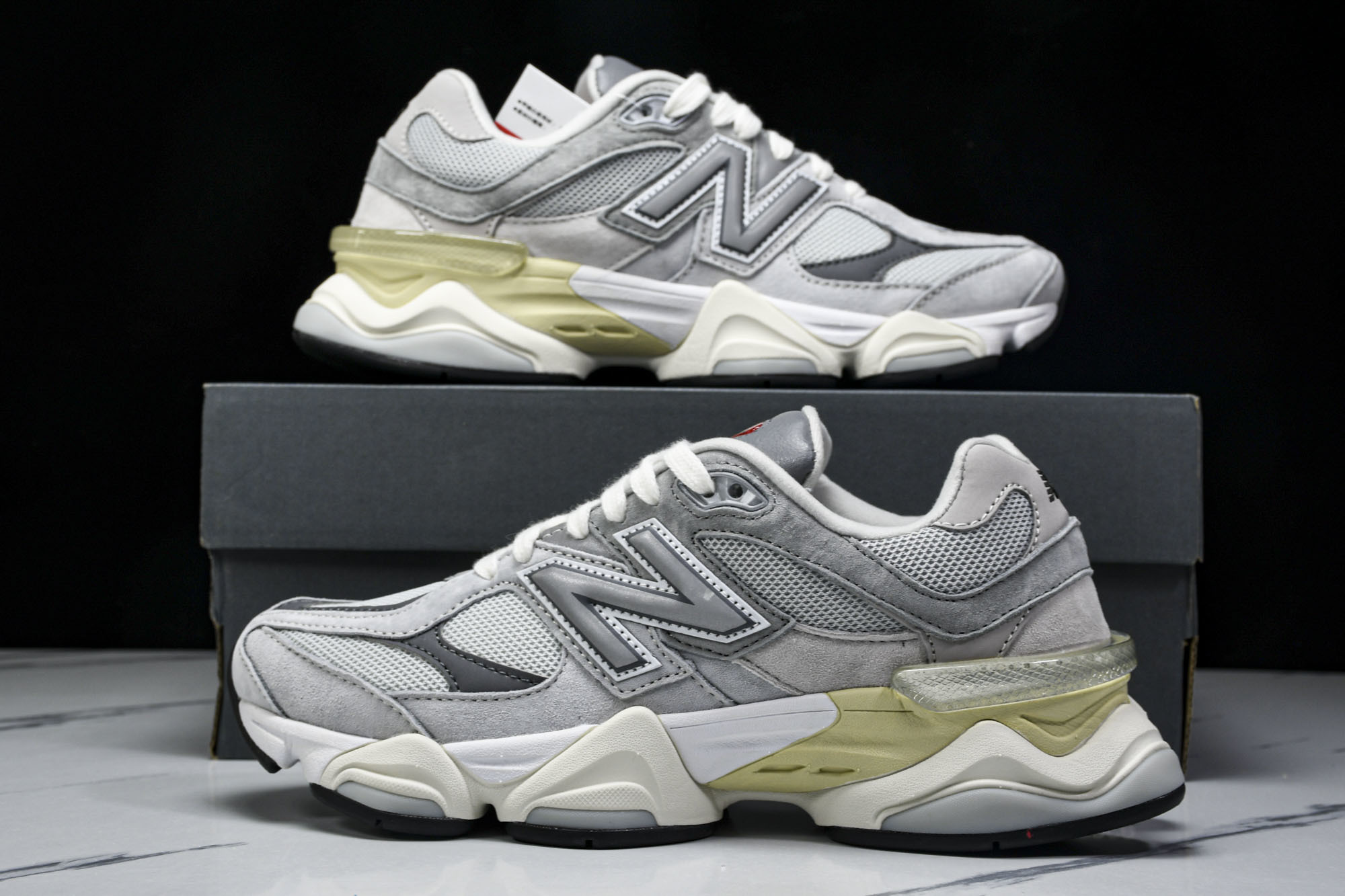 纯原 Joe Freshgoods x New Balance NB9060 复古休闲运动慢跑鞋 白灰色