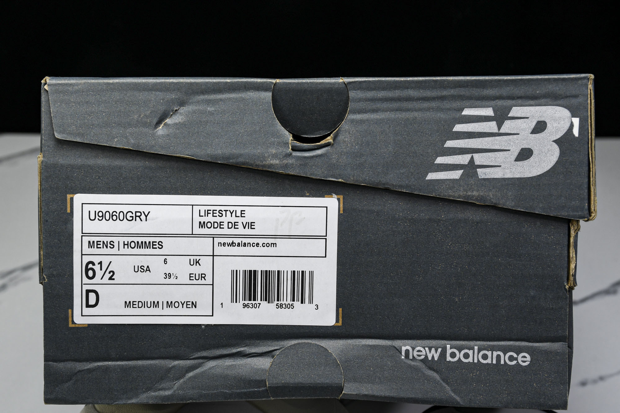 纯原 Joe Freshgoods x New Balance NB9060 复古休闲运动慢跑鞋 白灰色