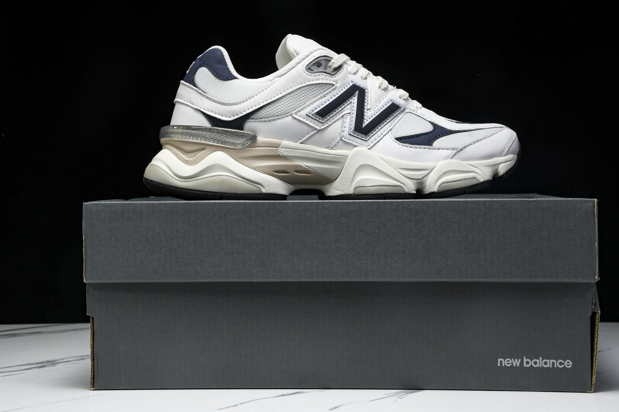 纯原 Joe Freshgoods x New Balance NB9060 复古休闲运动慢跑鞋 白蓝色
