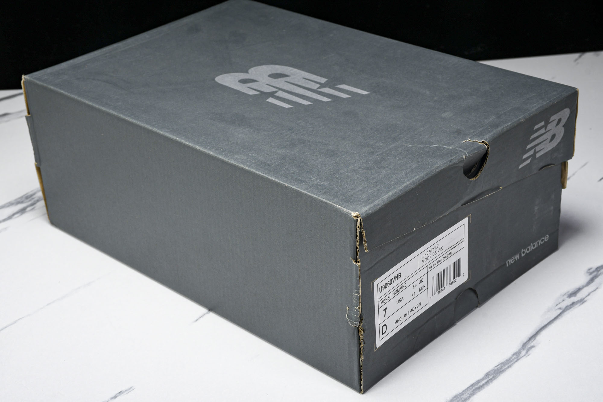 纯原 Joe Freshgoods x New Balance NB9060 复古休闲运动慢跑鞋 白蓝色