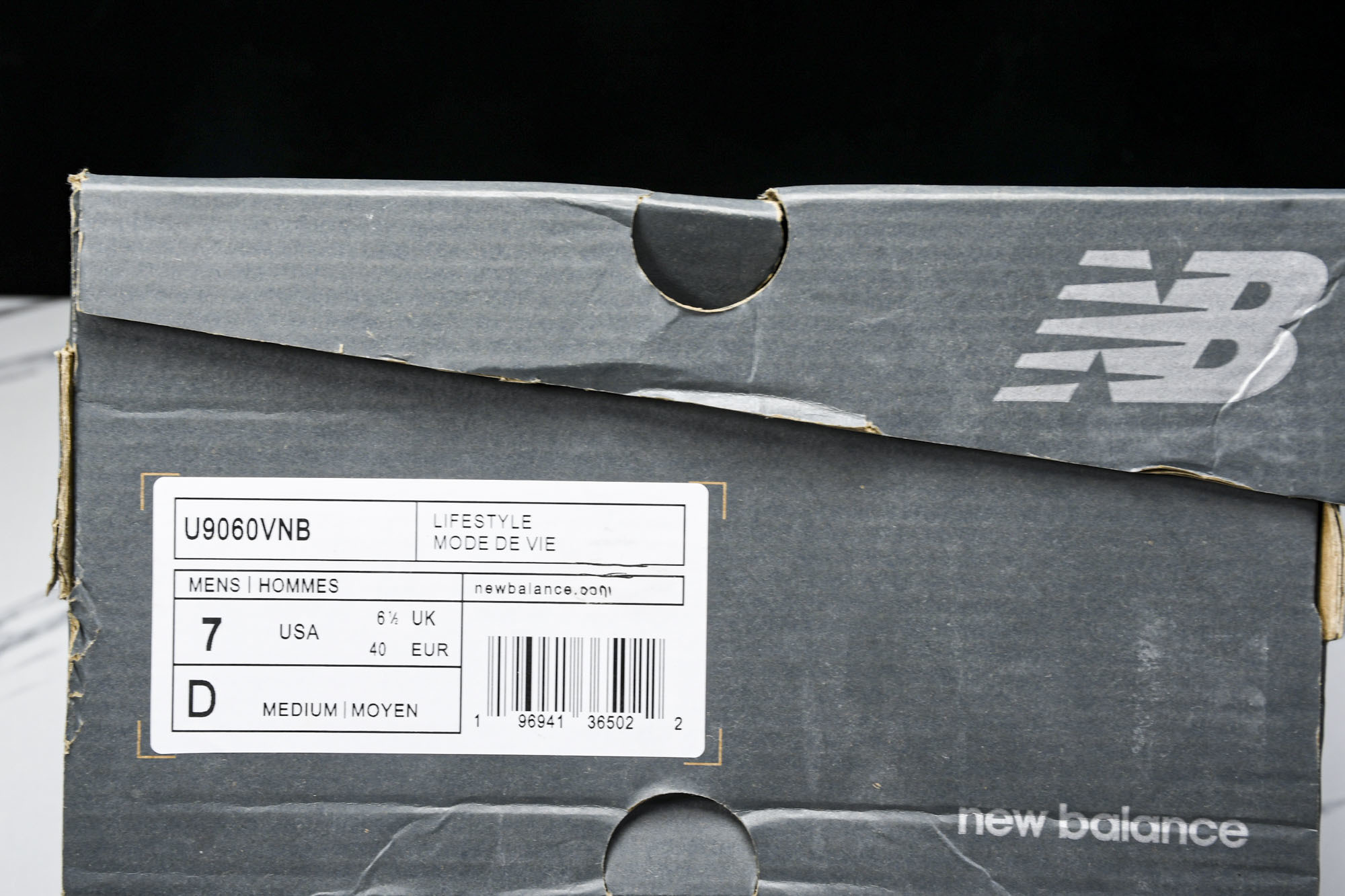 纯原 Joe Freshgoods x New Balance NB9060 复古休闲运动慢跑鞋 白蓝色