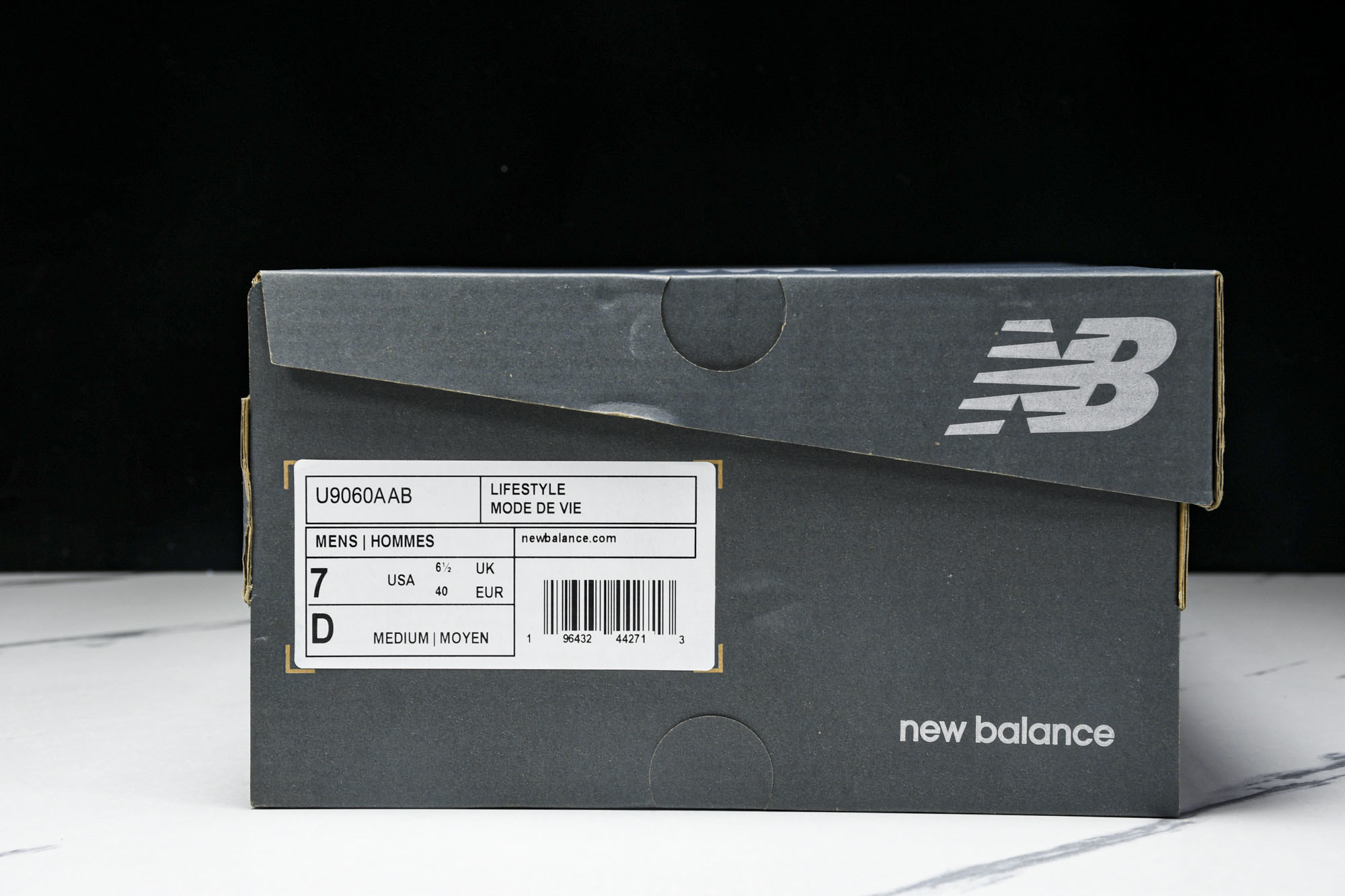 纯原 Joe Freshgoods x New Balance NB9060 复古休闲运动慢跑鞋 白黑色