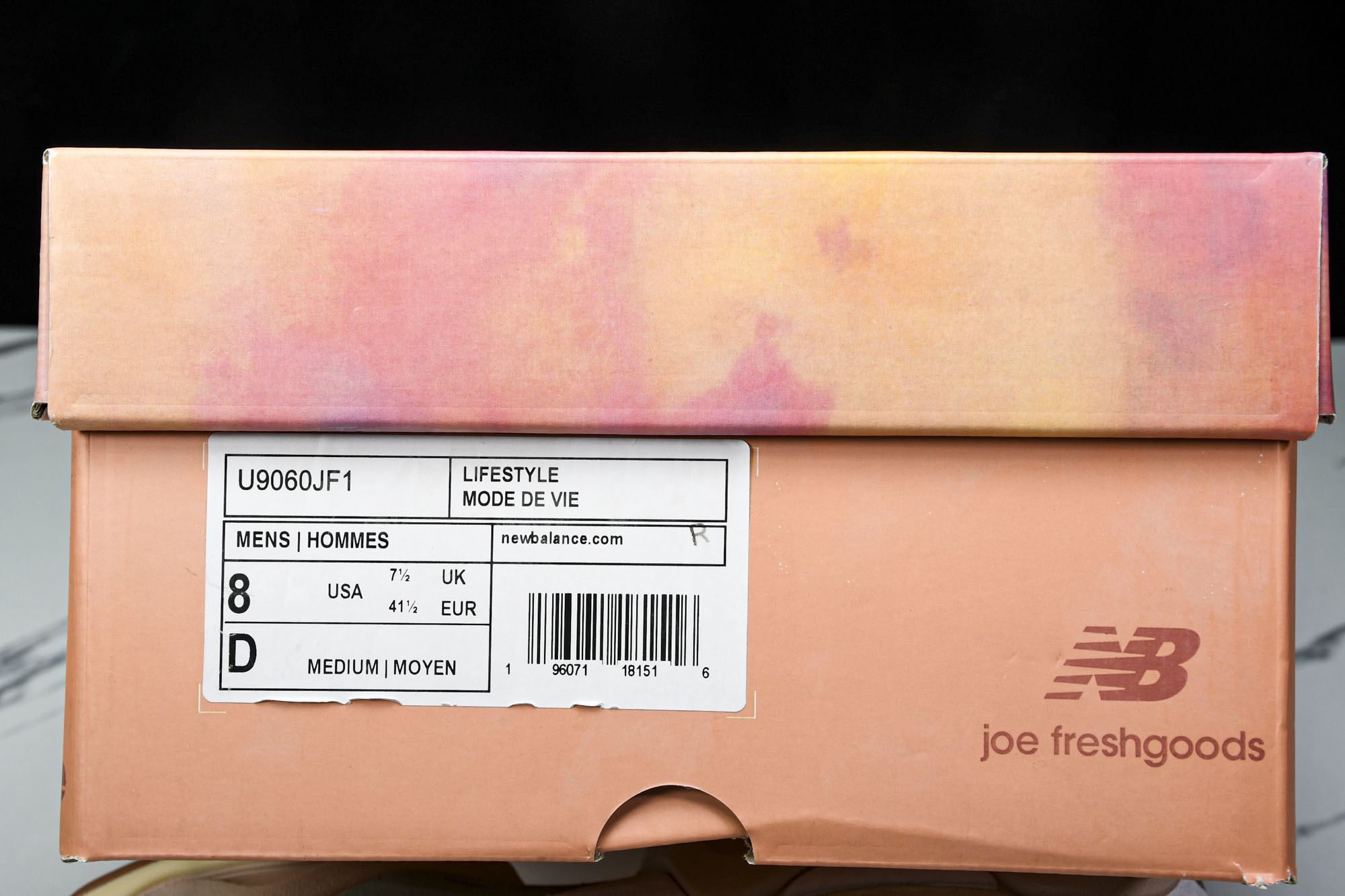 纯原 Joe Freshgoods x New Balance NB9060 复古休闲运动慢跑鞋 米粉色