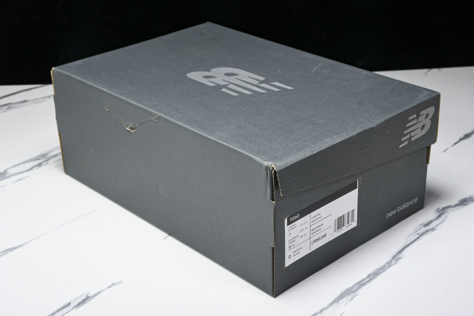 纯原 Joe Freshgoods x New Balance NB9060 复古休闲运动慢跑鞋 米色 