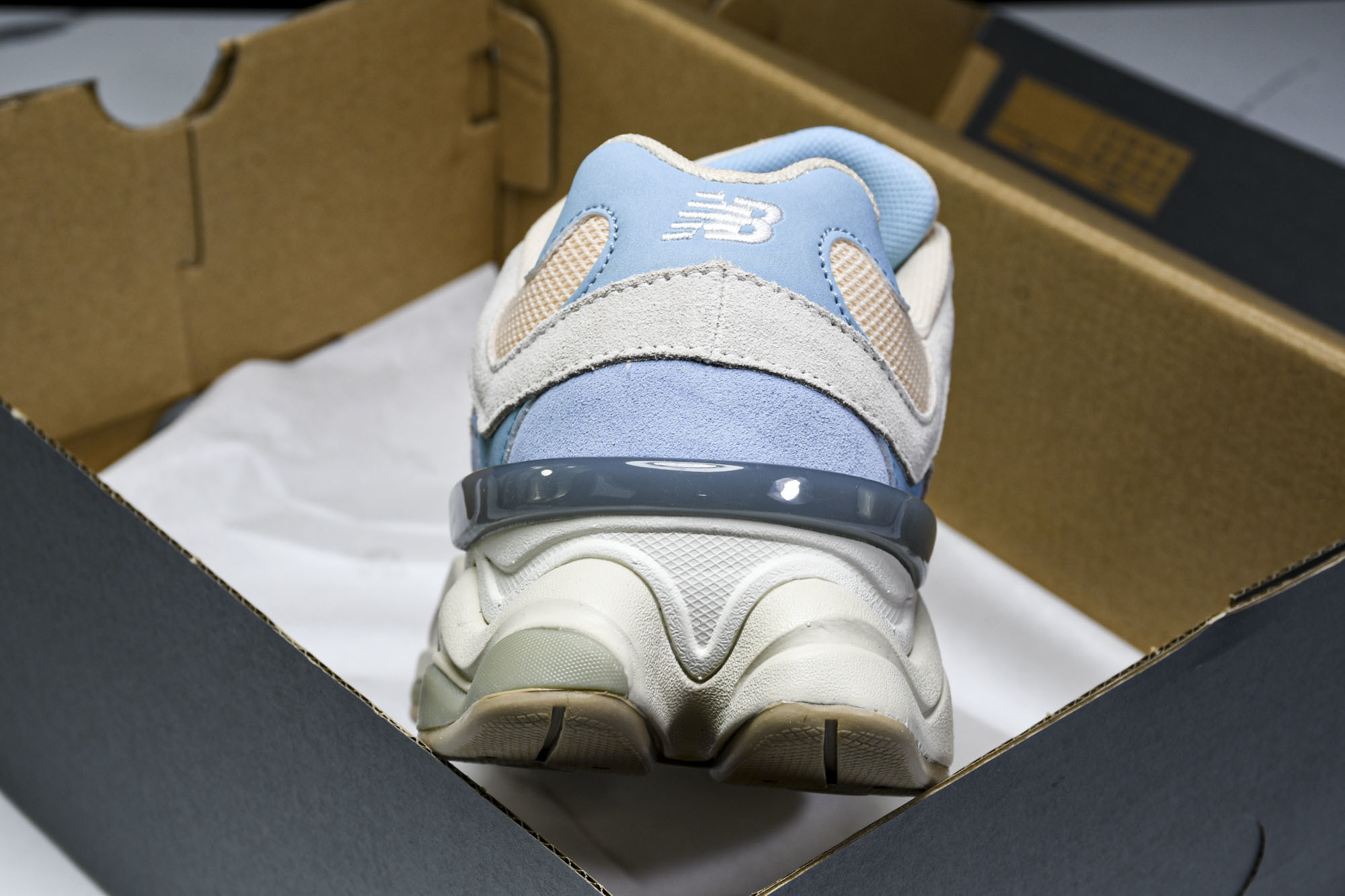 纯原 Joe Freshgoods x New Balance NB9060 复古休闲运动慢跑鞋 米蓝色