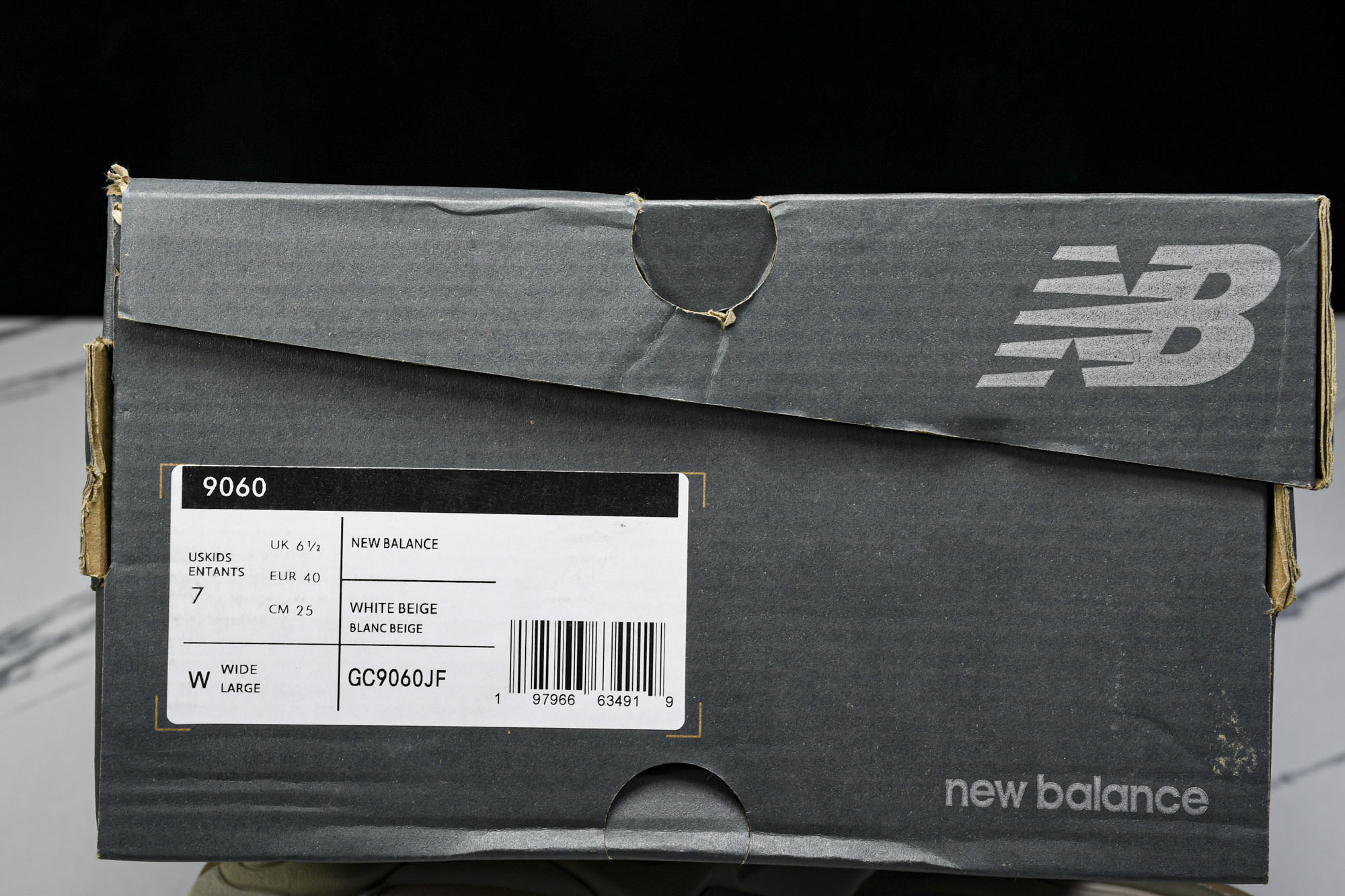 纯原 Joe Freshgoods x New Balance NB9060 复古休闲运动慢跑鞋 米蓝色