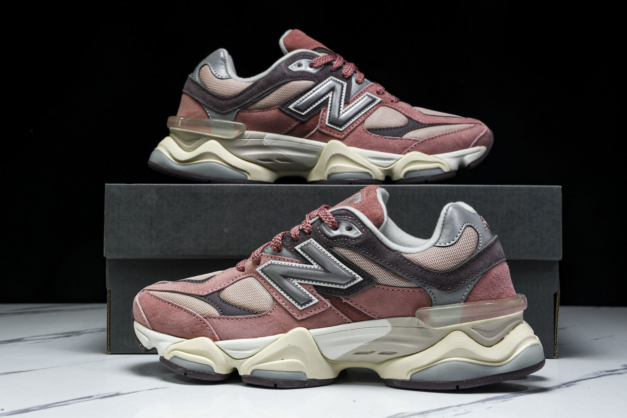 纯原 Joe Freshgoods x New Balance NB9060 复古休闲运动慢跑鞋 粉色 