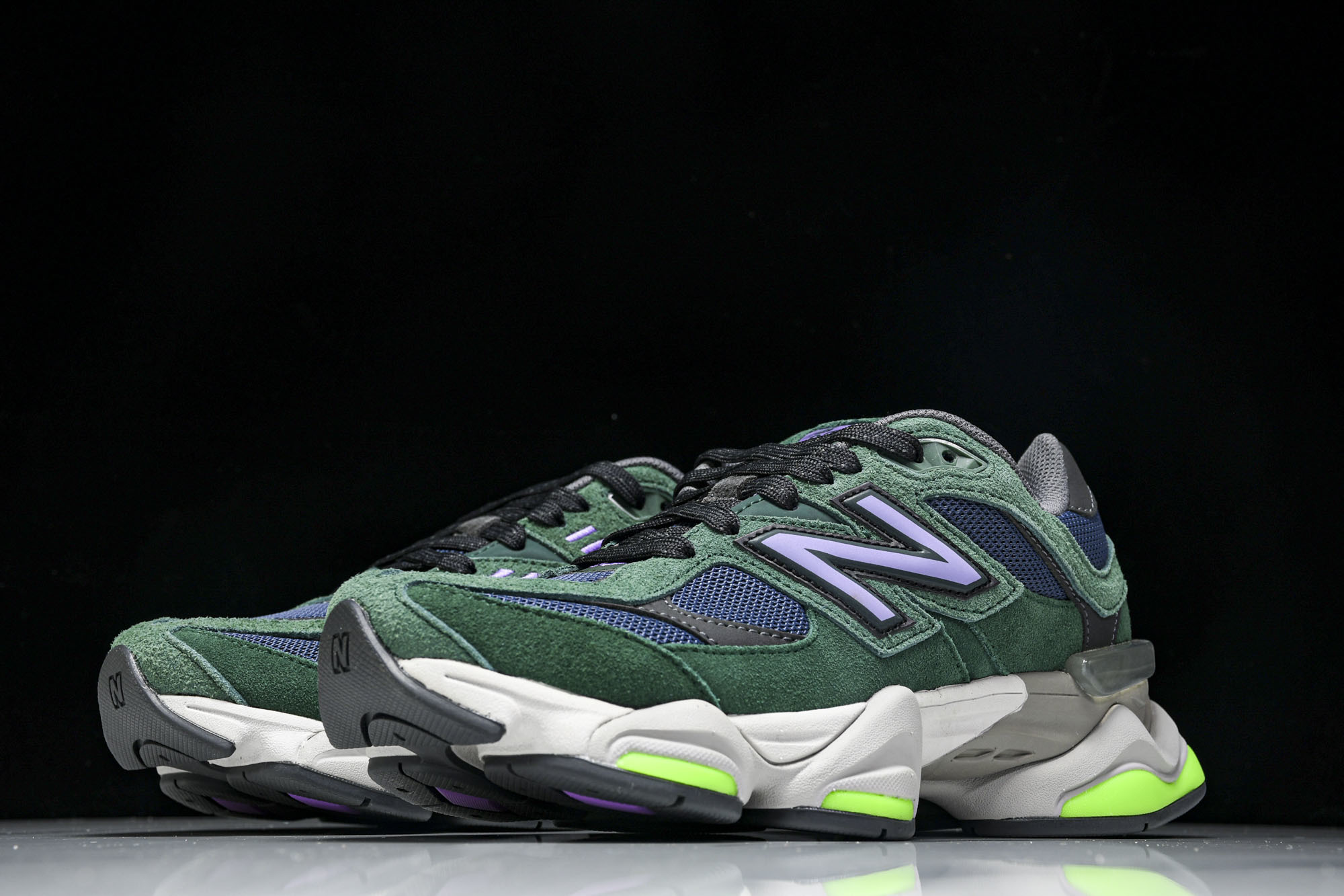 纯原 Joe Freshgoods x New Balance NB9060 复古休闲运动慢跑鞋 绿色 
