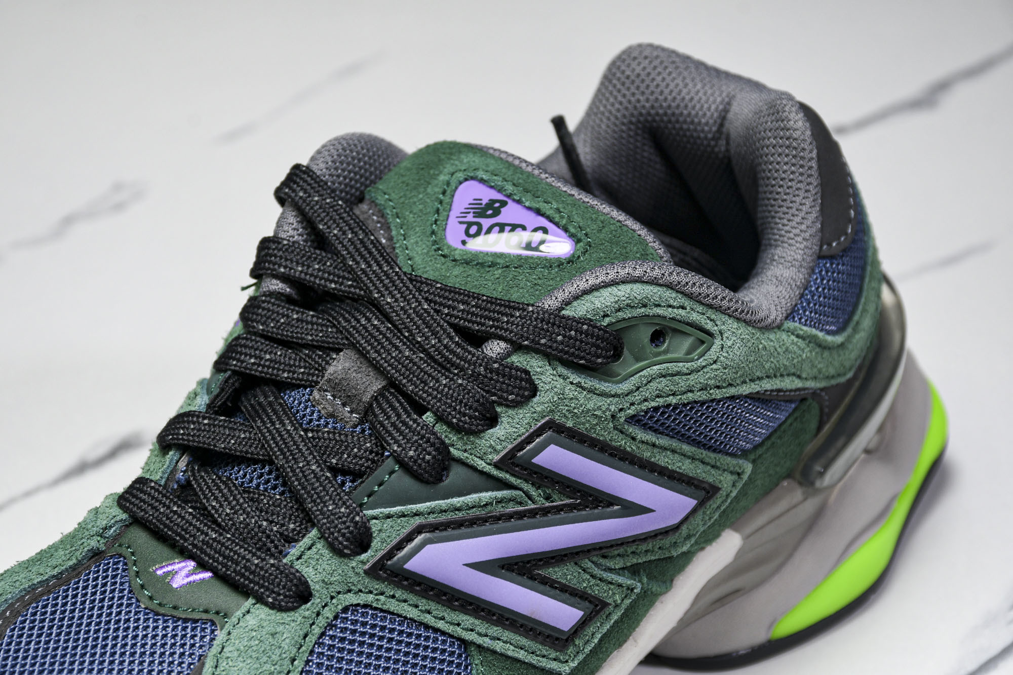 纯原 Joe Freshgoods x New Balance NB9060 复古休闲运动慢跑鞋 绿色 
