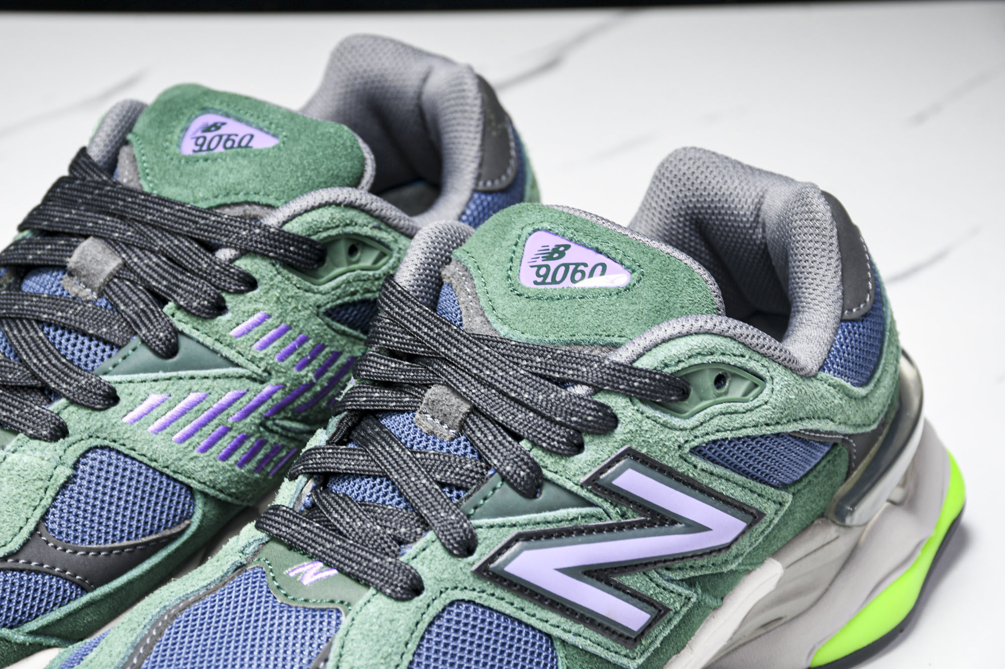 纯原 Joe Freshgoods x New Balance NB9060 复古休闲运动慢跑鞋 绿色 