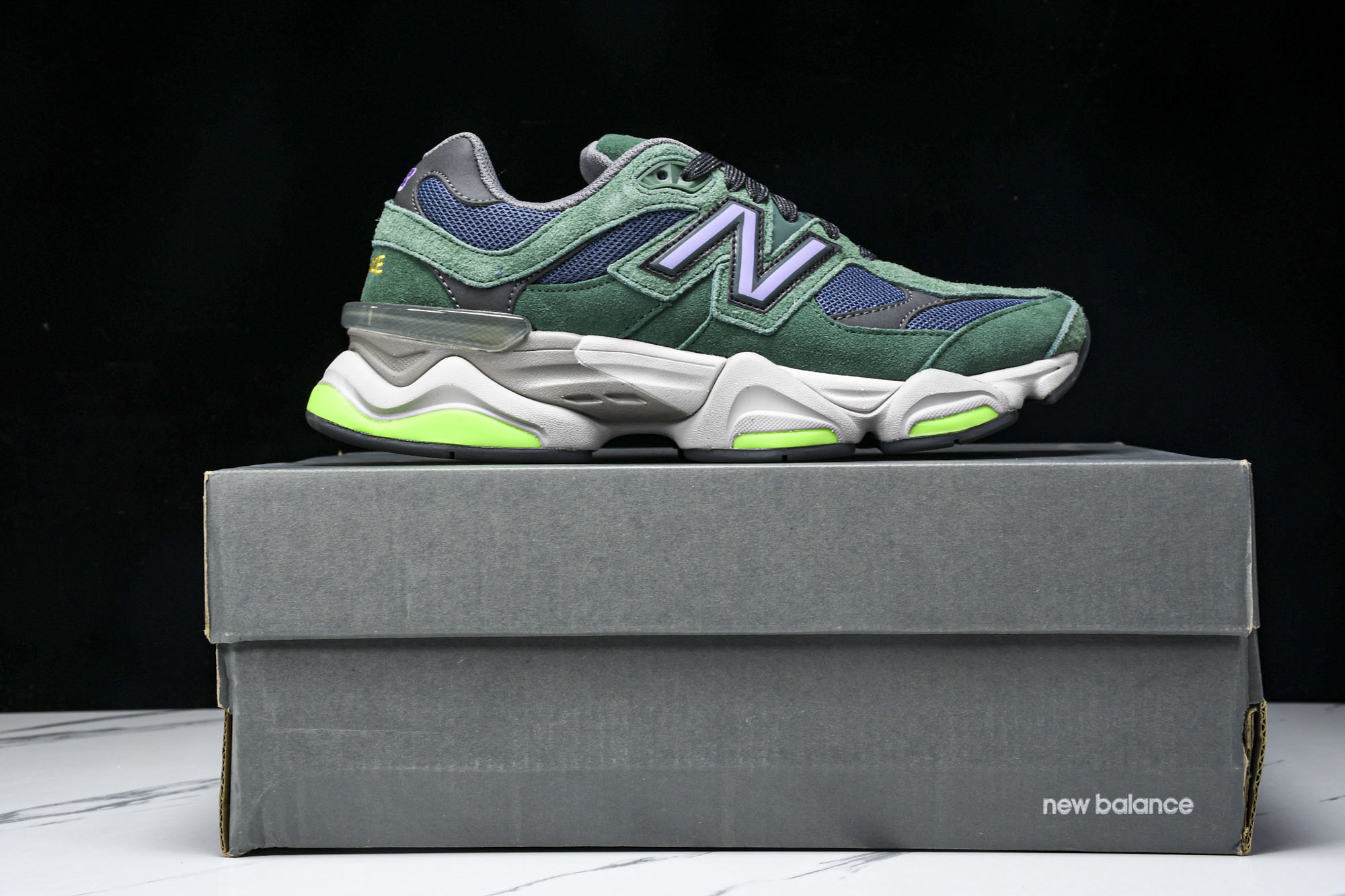纯原 Joe Freshgoods x New Balance NB9060 复古休闲运动慢跑鞋 绿色 