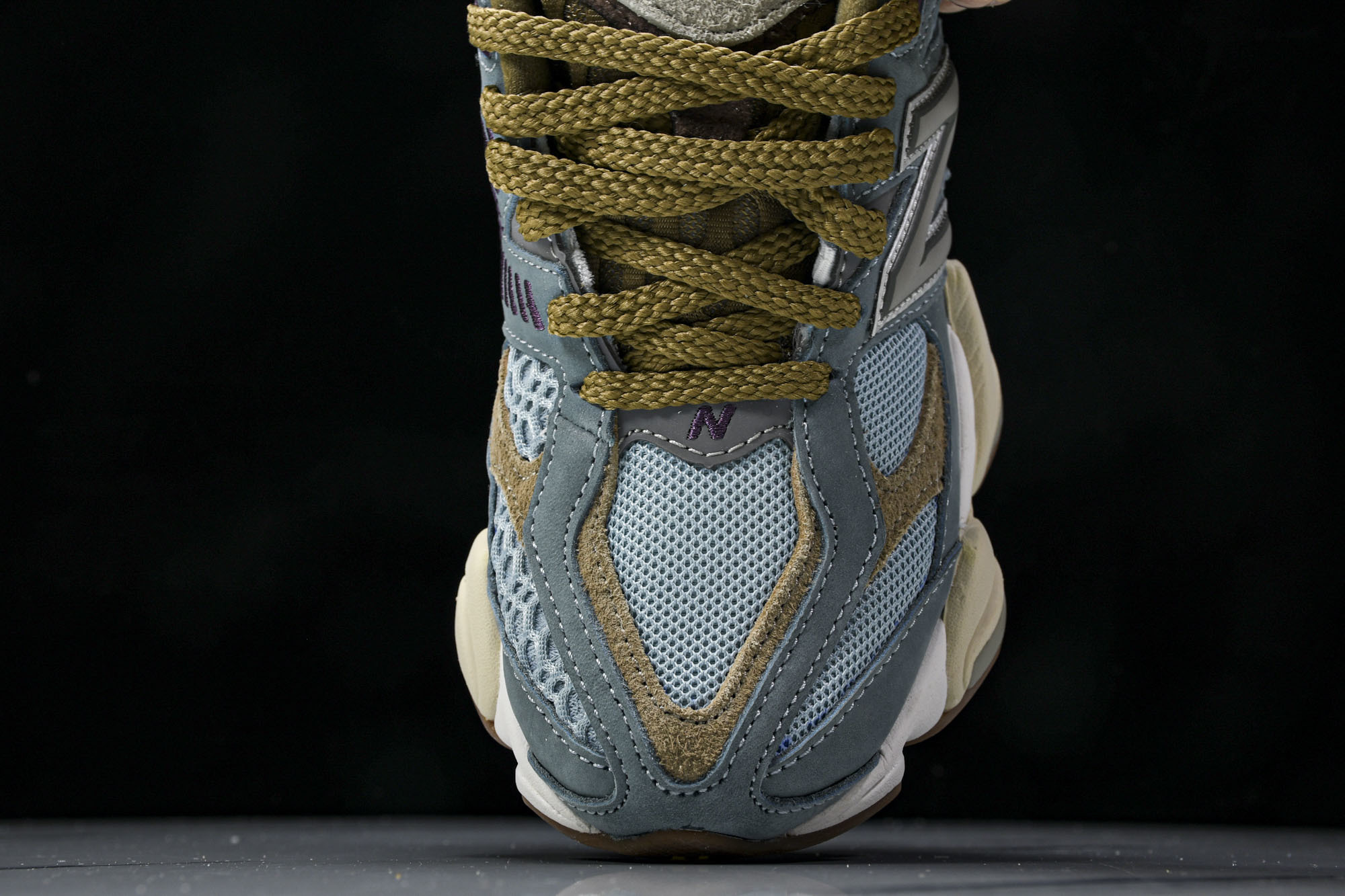 纯原 Joe Freshgoods x New Balance NB9060 复古休闲运动慢跑鞋 蓝棕色