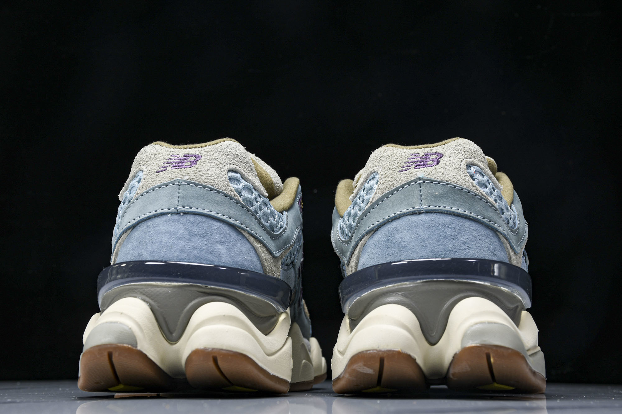 纯原 Joe Freshgoods x New Balance NB9060 复古休闲运动慢跑鞋 蓝棕色