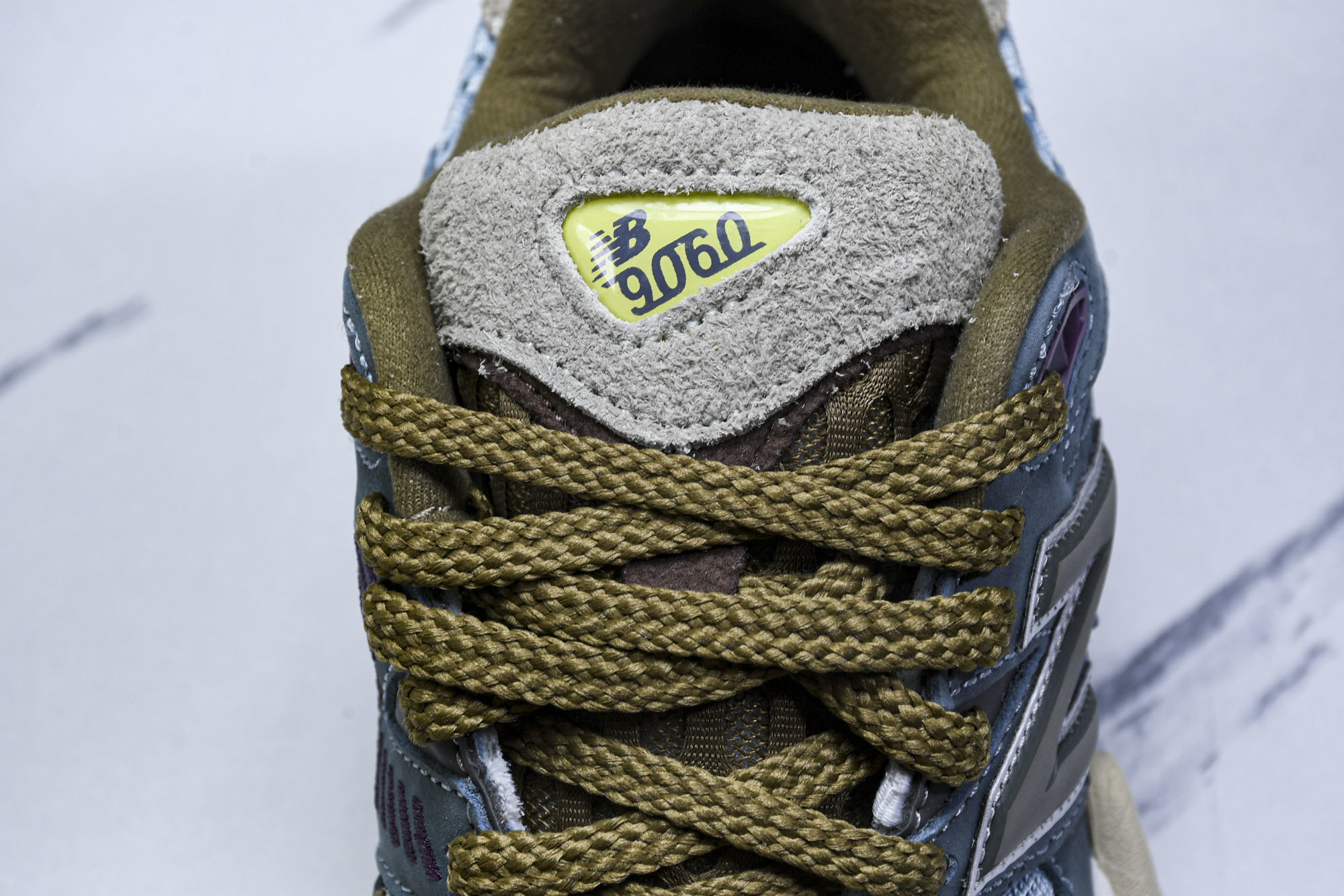 纯原 Joe Freshgoods x New Balance NB9060 复古休闲运动慢跑鞋 蓝棕色