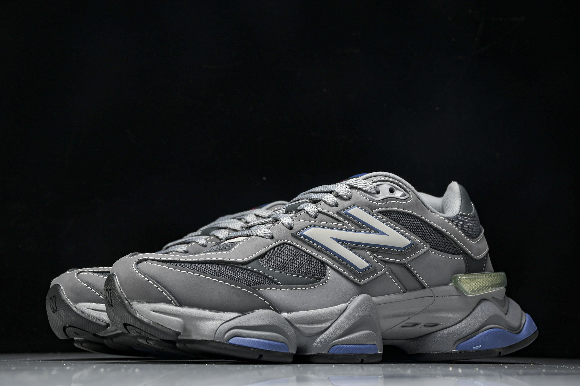 纯原 Joe Freshgoods x New Balance NB9060 复古休闲运动慢跑鞋 蓝灰色