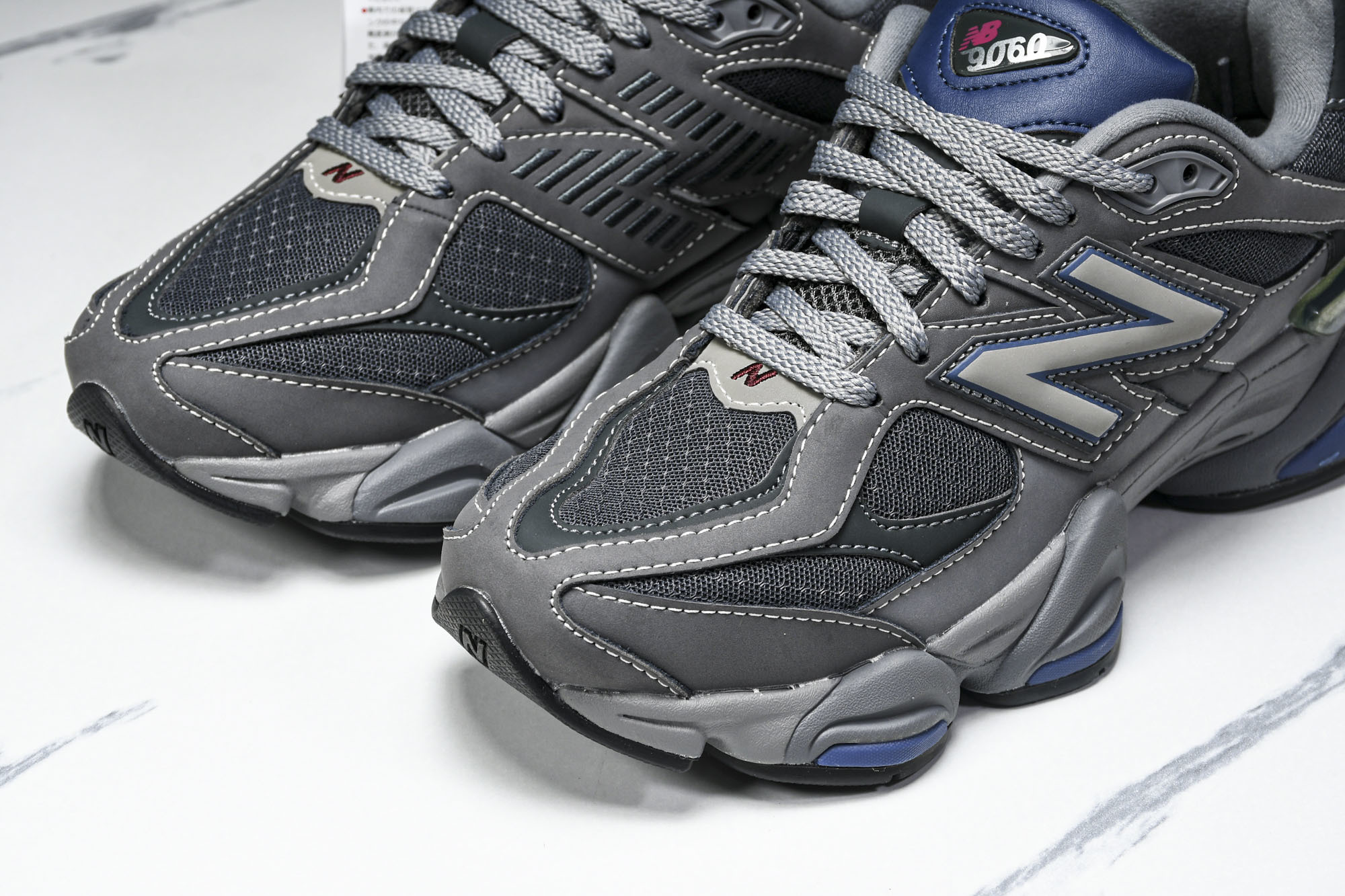 纯原 Joe Freshgoods x New Balance NB9060 复古休闲运动慢跑鞋 蓝灰色