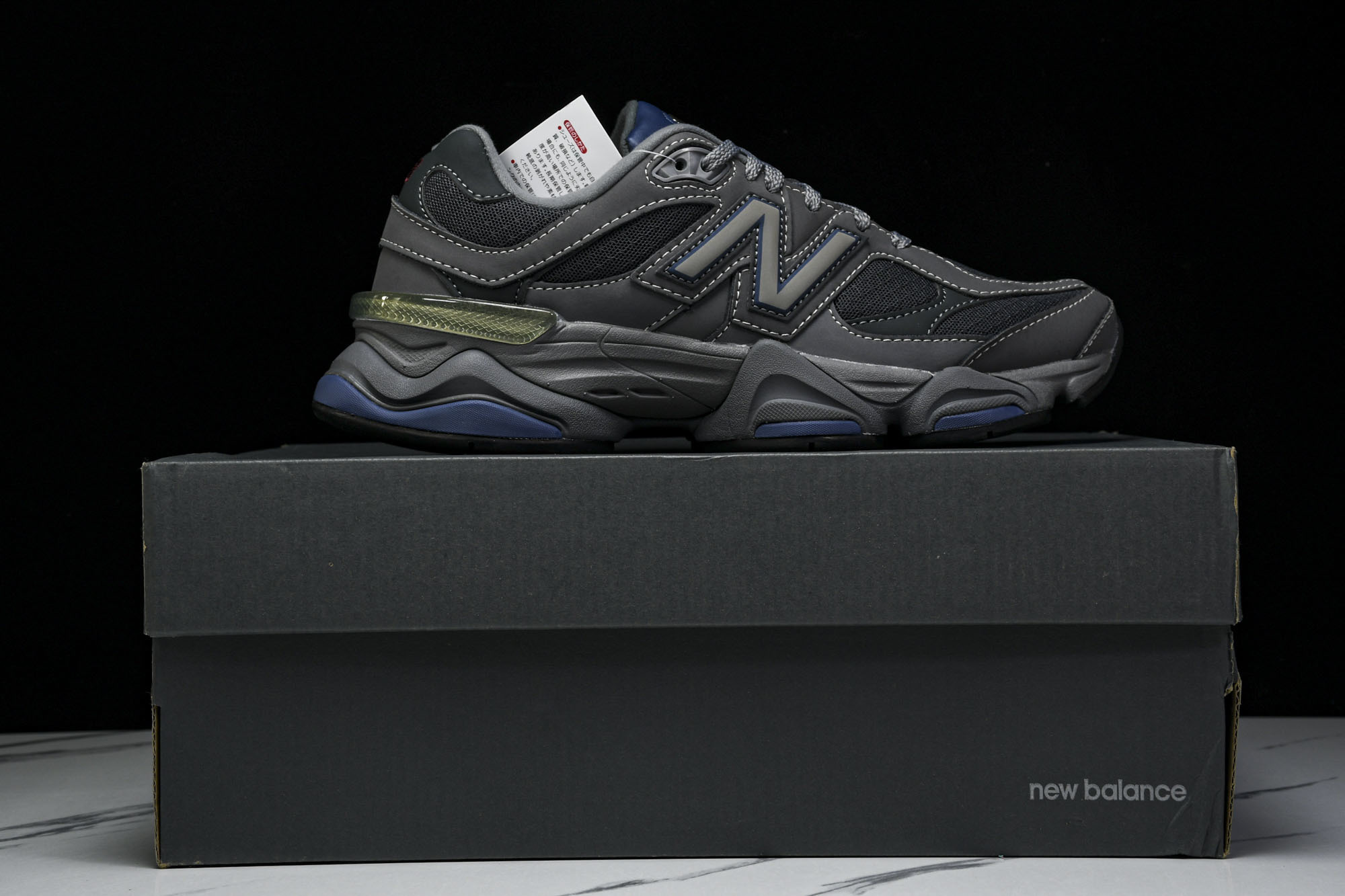 纯原 Joe Freshgoods x New Balance NB9060 复古休闲运动慢跑鞋 蓝灰色