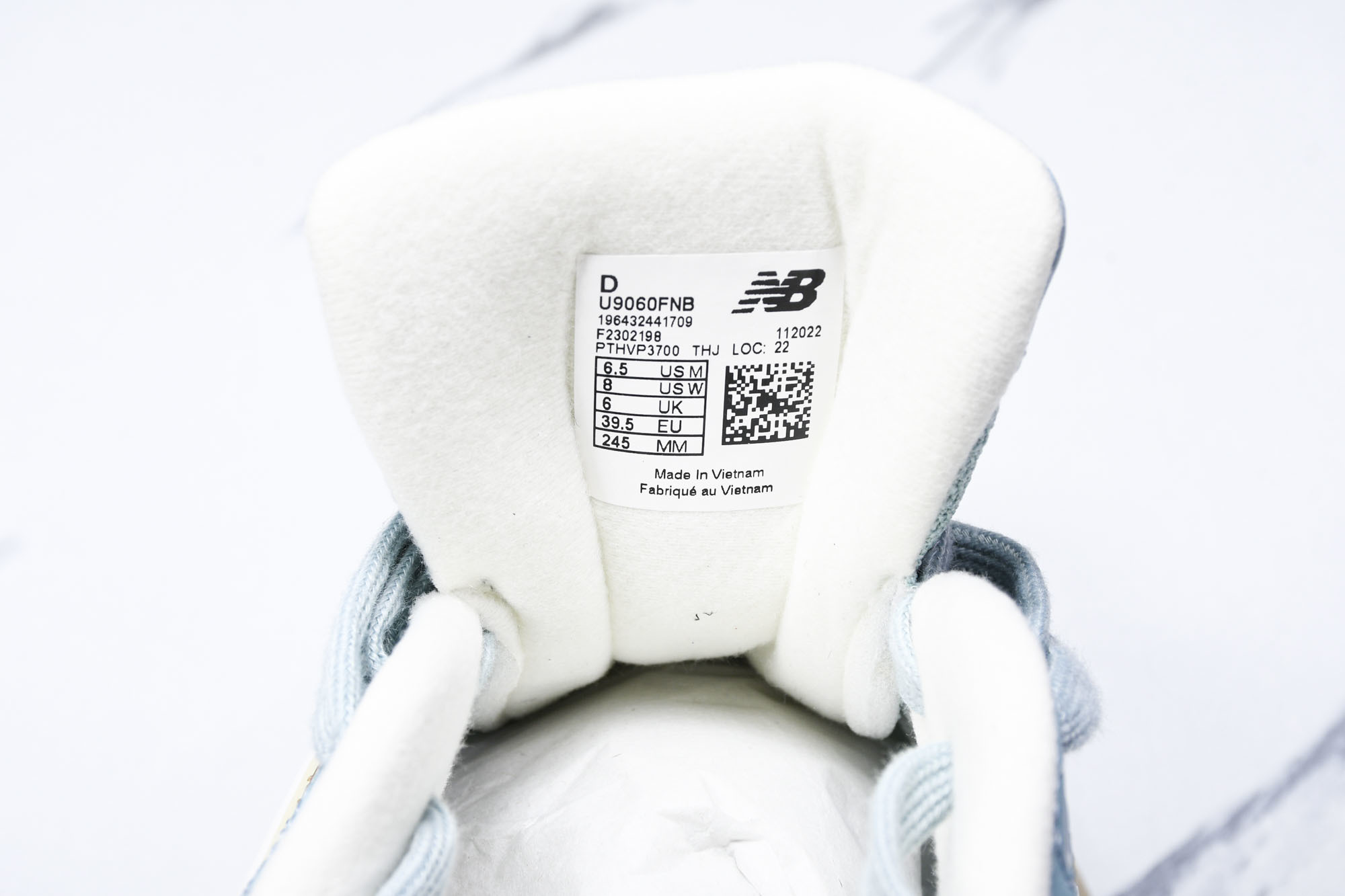 纯原 Joe Freshgoods x New Balance NB9060 复古休闲运动慢跑鞋 蓝色 