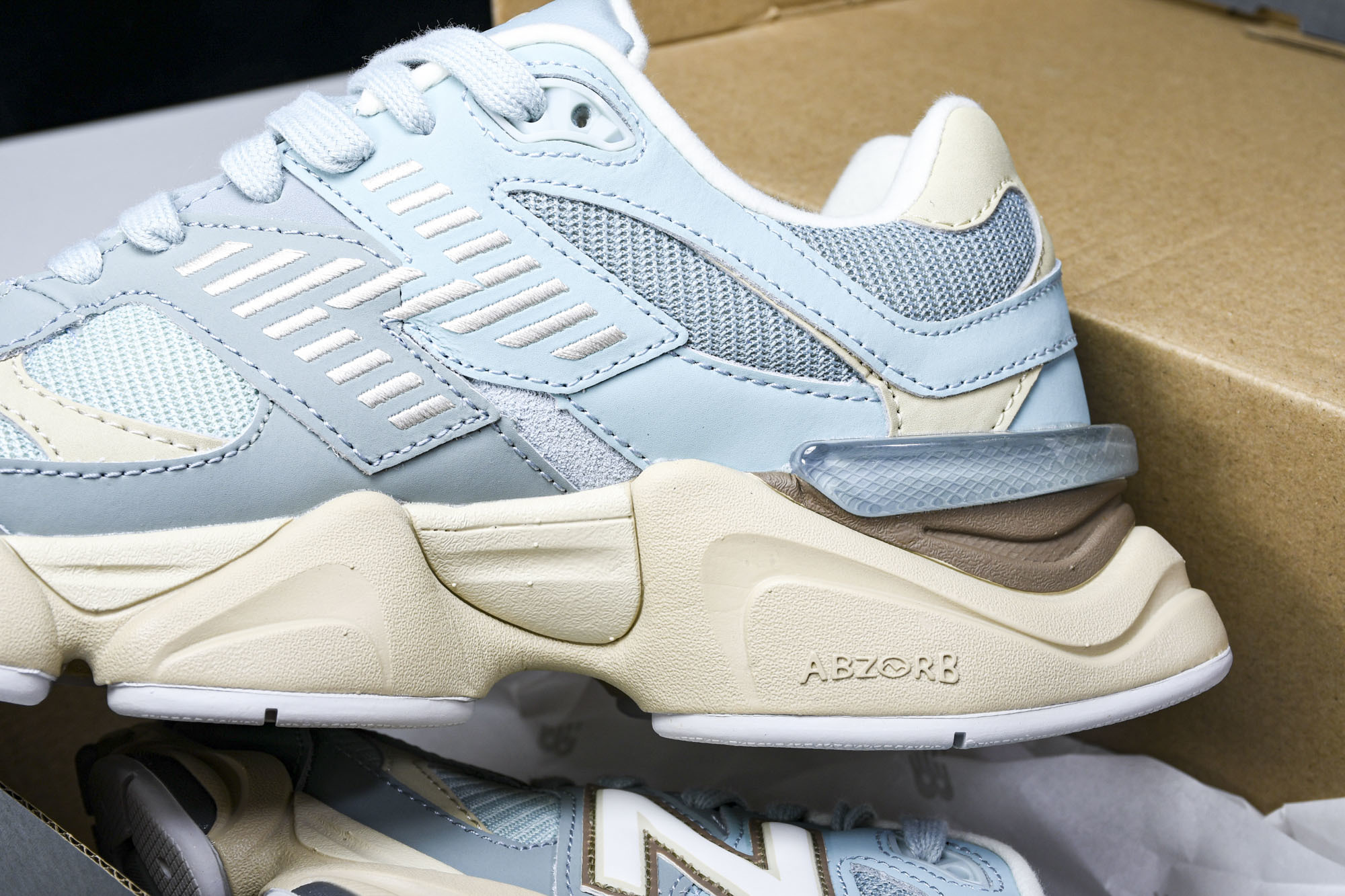 纯原 Joe Freshgoods x New Balance NB9060 复古休闲运动慢跑鞋 蓝色 
