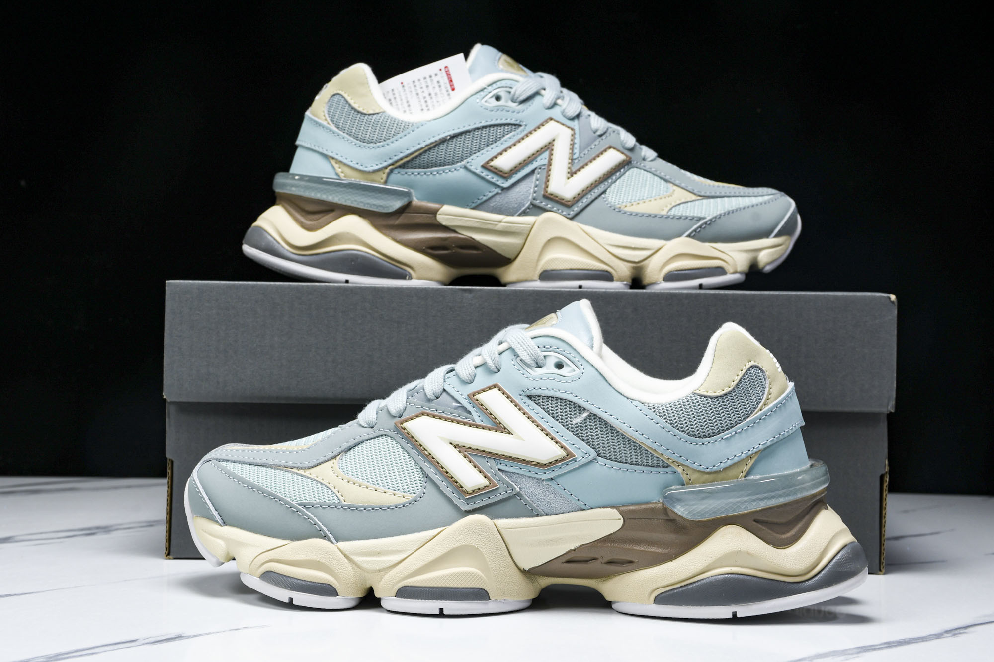 纯原 Joe Freshgoods x New Balance NB9060 复古休闲运动慢跑鞋 蓝色 