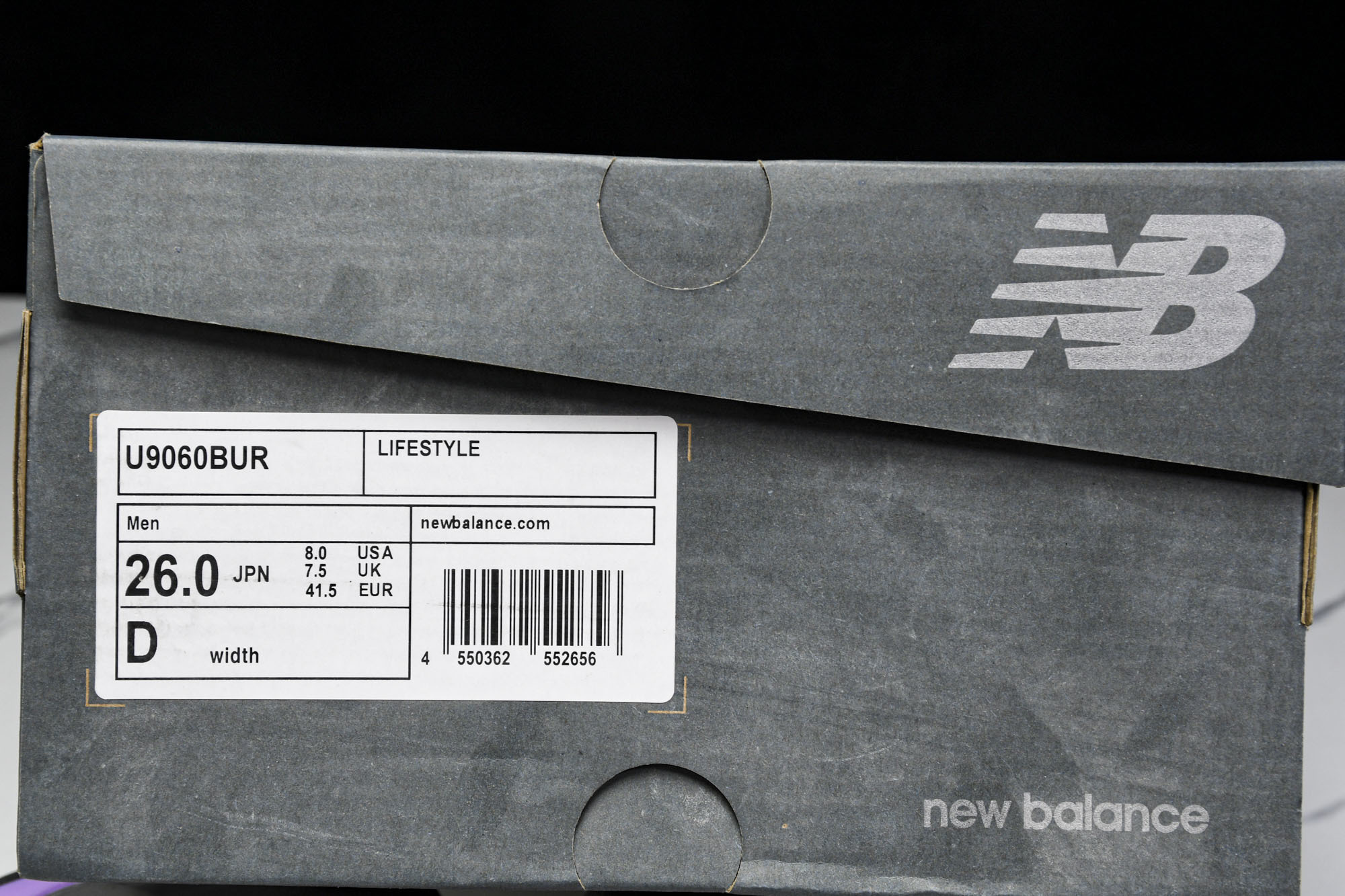 纯原 Joe Freshgoods x New Balance NB9060 复古休闲运动慢跑鞋 酒红色