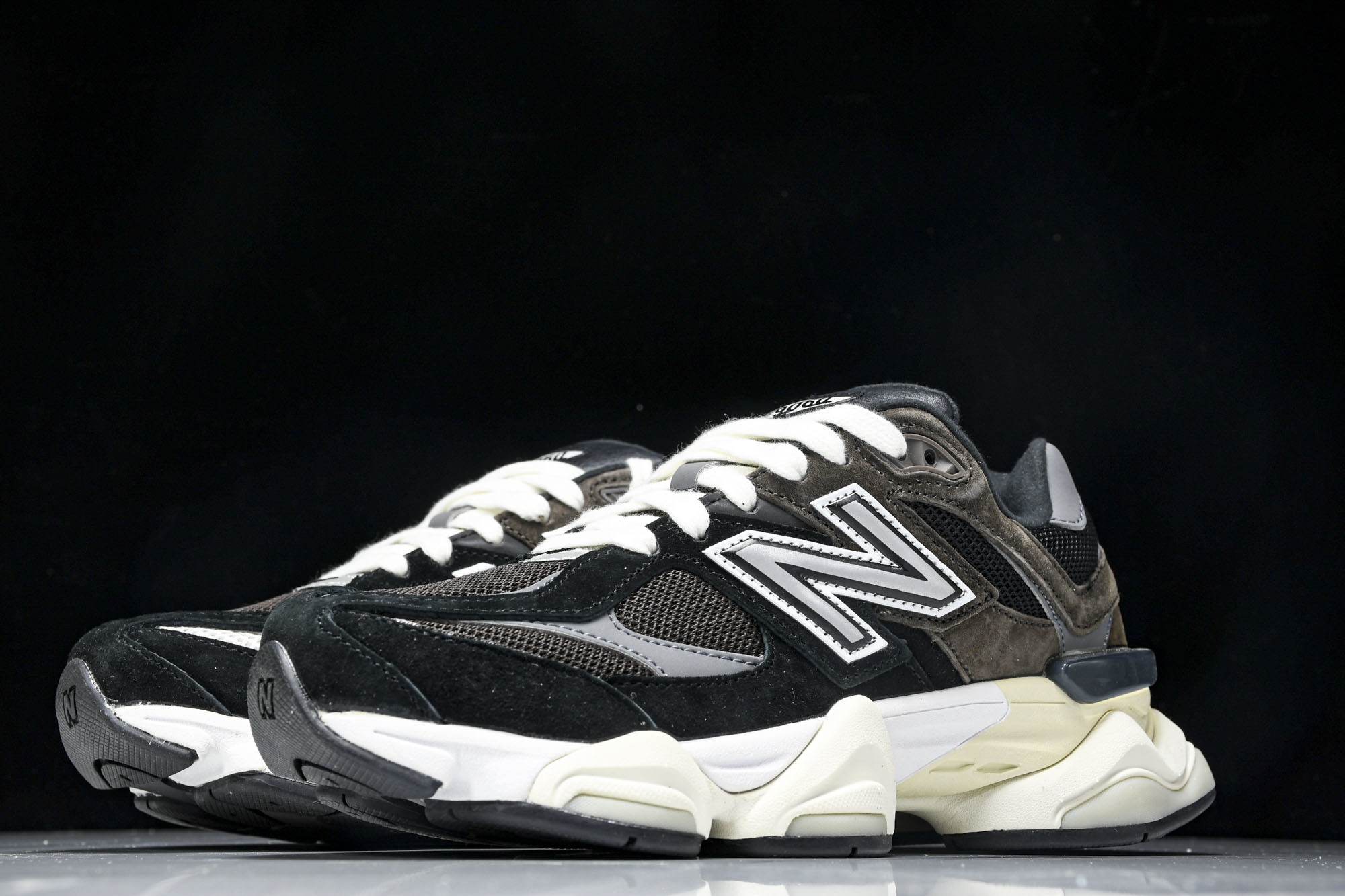纯原 Joe Freshgoods x New Balance NB9060 复古休闲运动慢跑鞋 黑咖啡