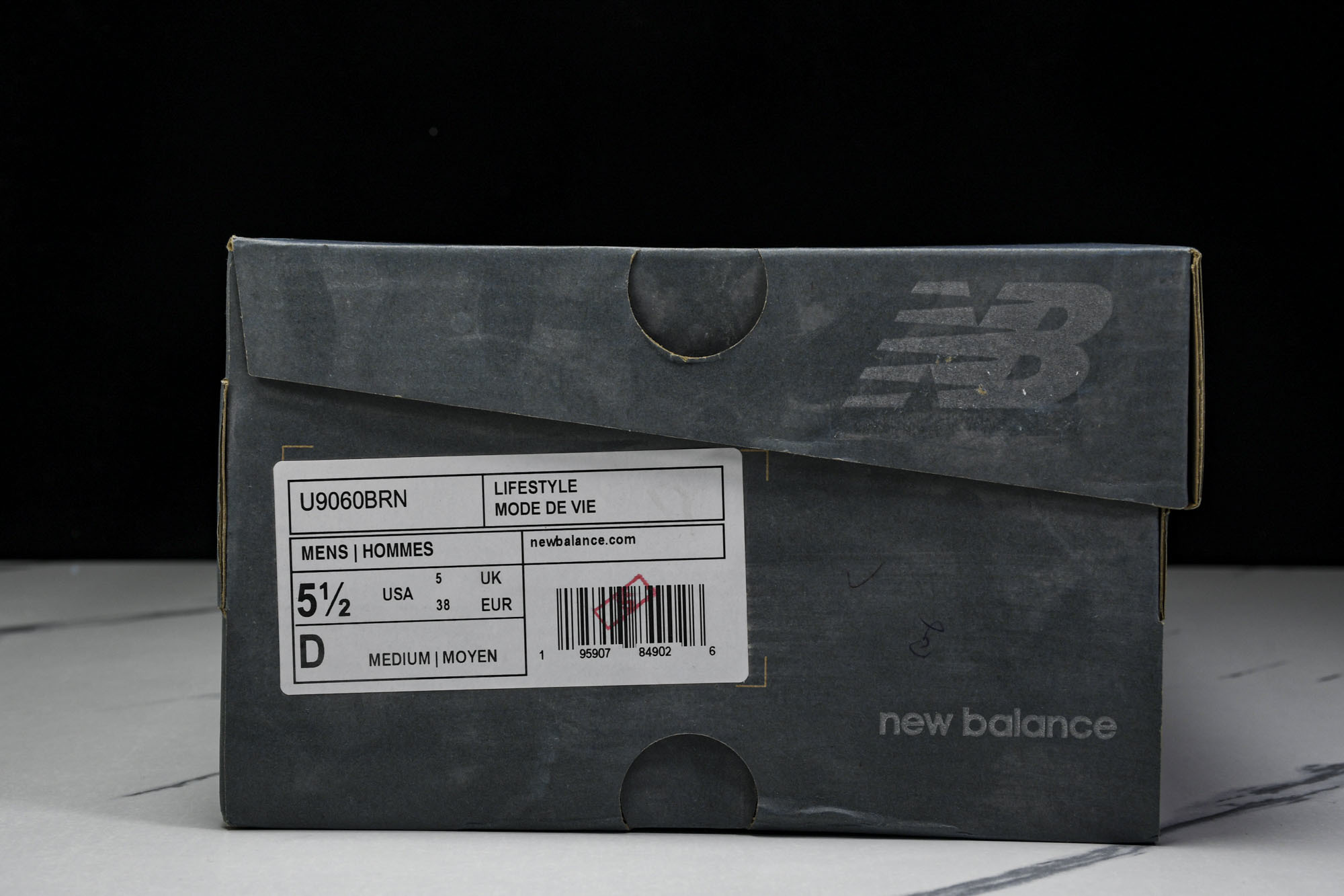 纯原 Joe Freshgoods x New Balance NB9060 复古休闲运动慢跑鞋 黑咖啡