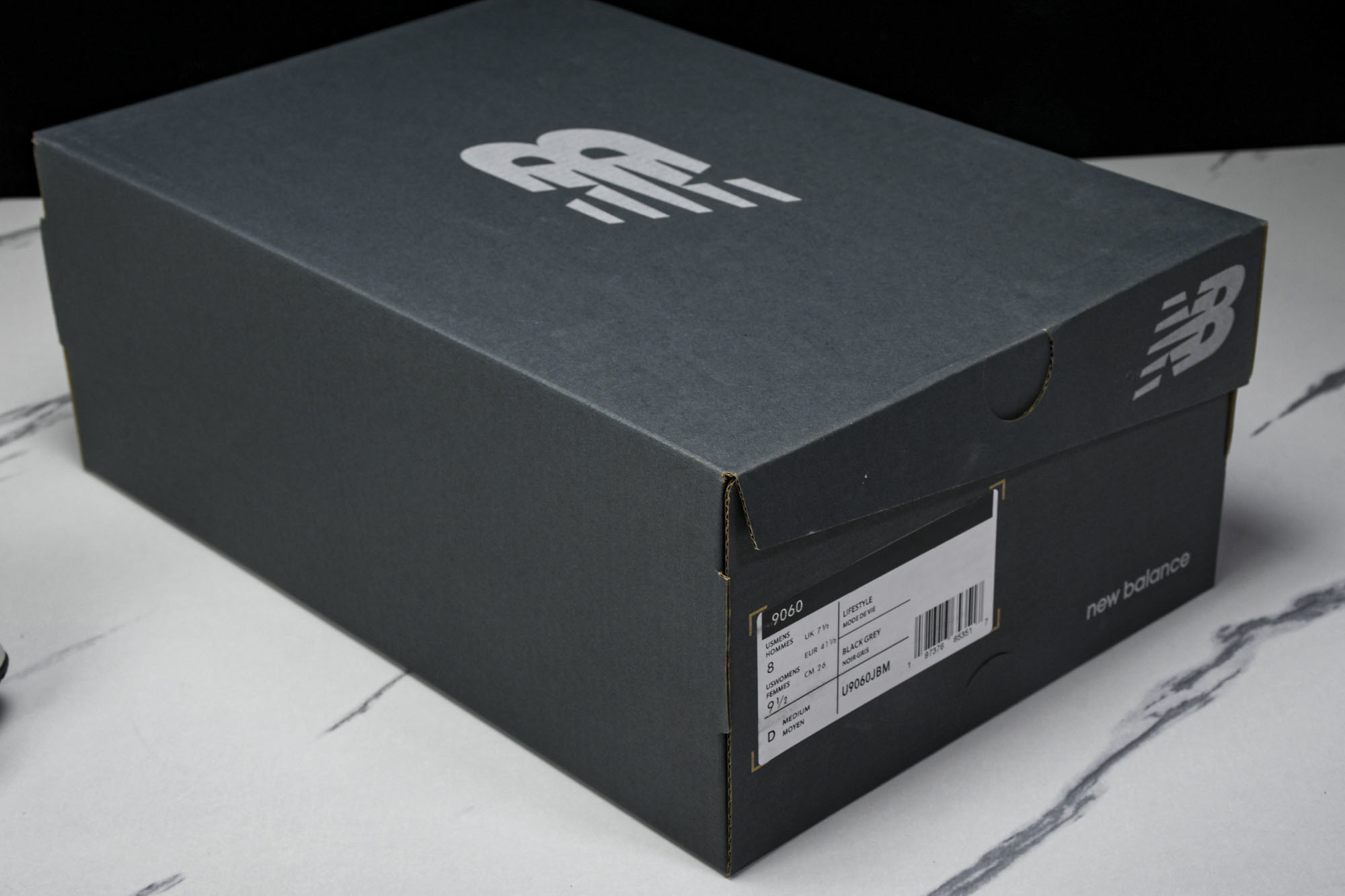 纯原 Joe Freshgoods x New Balance NB9060 复古休闲运动慢跑鞋 黑灰色
