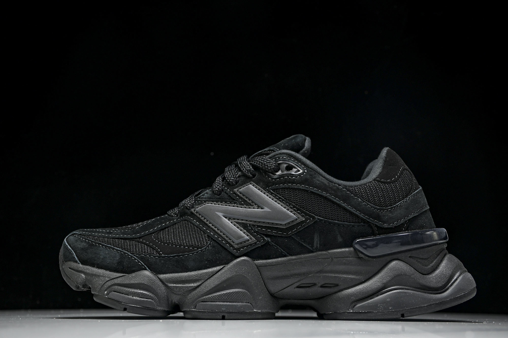 纯原 Joe Freshgoods x New Balance NB9060 复古休闲运动慢跑鞋 黑白线