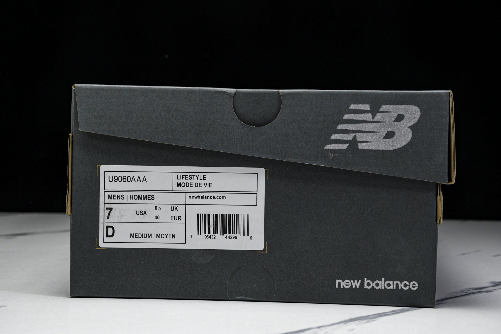 纯原 Joe Freshgoods x New Balance NB9060 复古休闲运动慢跑鞋 黑白色