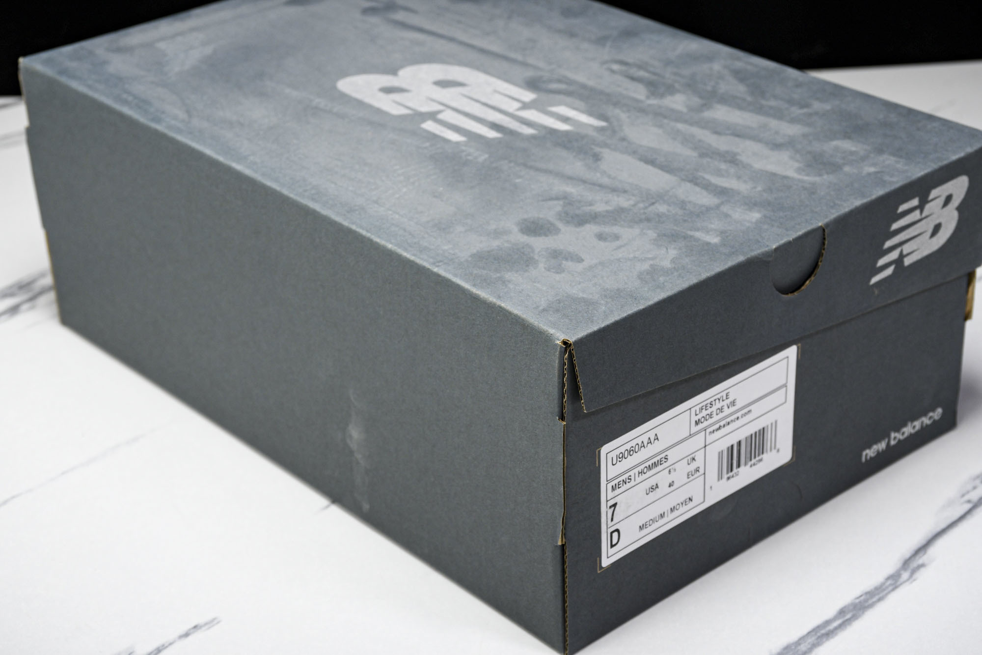 纯原 Joe Freshgoods x New Balance NB9060 复古休闲运动慢跑鞋 黑白色