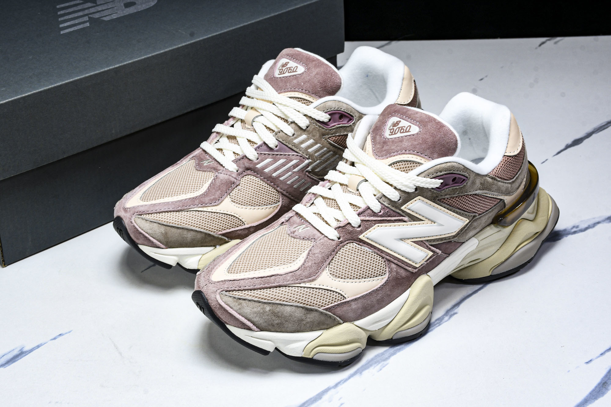 纯原 New Balance NB9060 复古休闲运动慢跑鞋 U9060EEH#YZ004#原档案3D