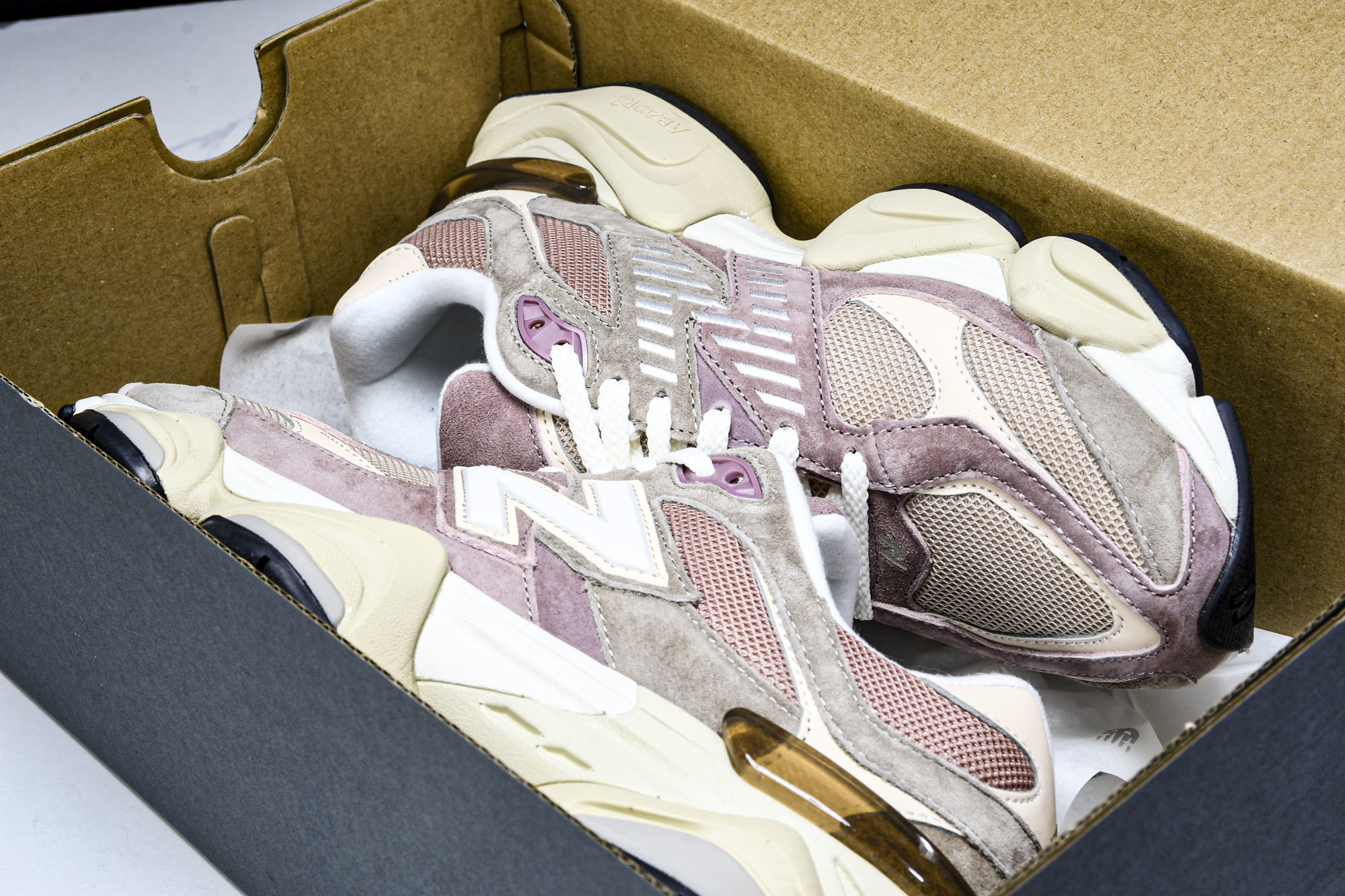 纯原 New Balance NB9060 复古休闲运动慢跑鞋 U9060EEH#YZ004#原档案3D