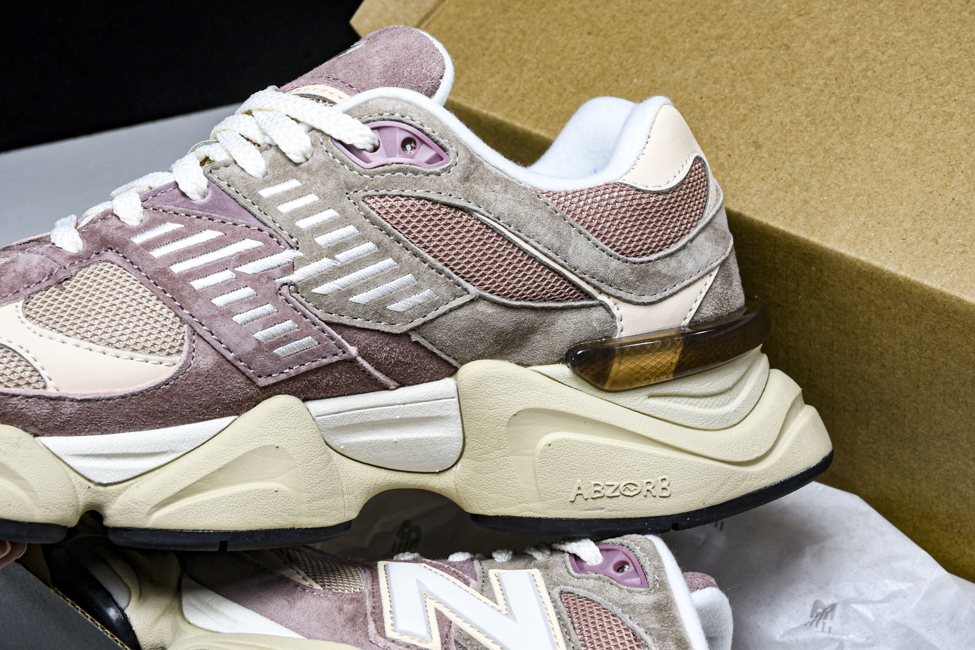 纯原 New Balance NB9060 复古休闲运动慢跑鞋 U9060EEH#YZ004#原档案3D