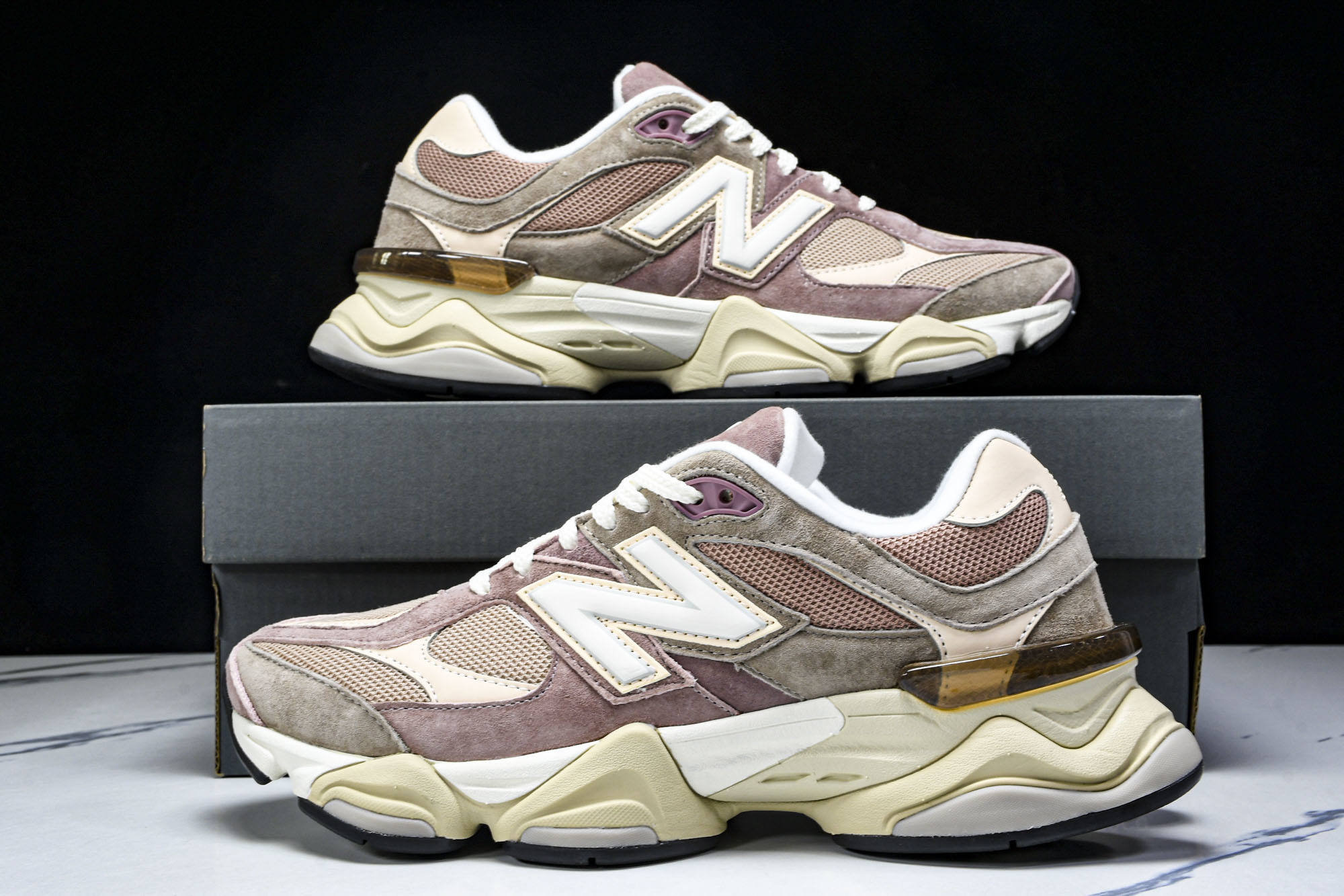 纯原 New Balance NB9060 复古休闲运动慢跑鞋 U9060EEH#YZ004#原档案3D
